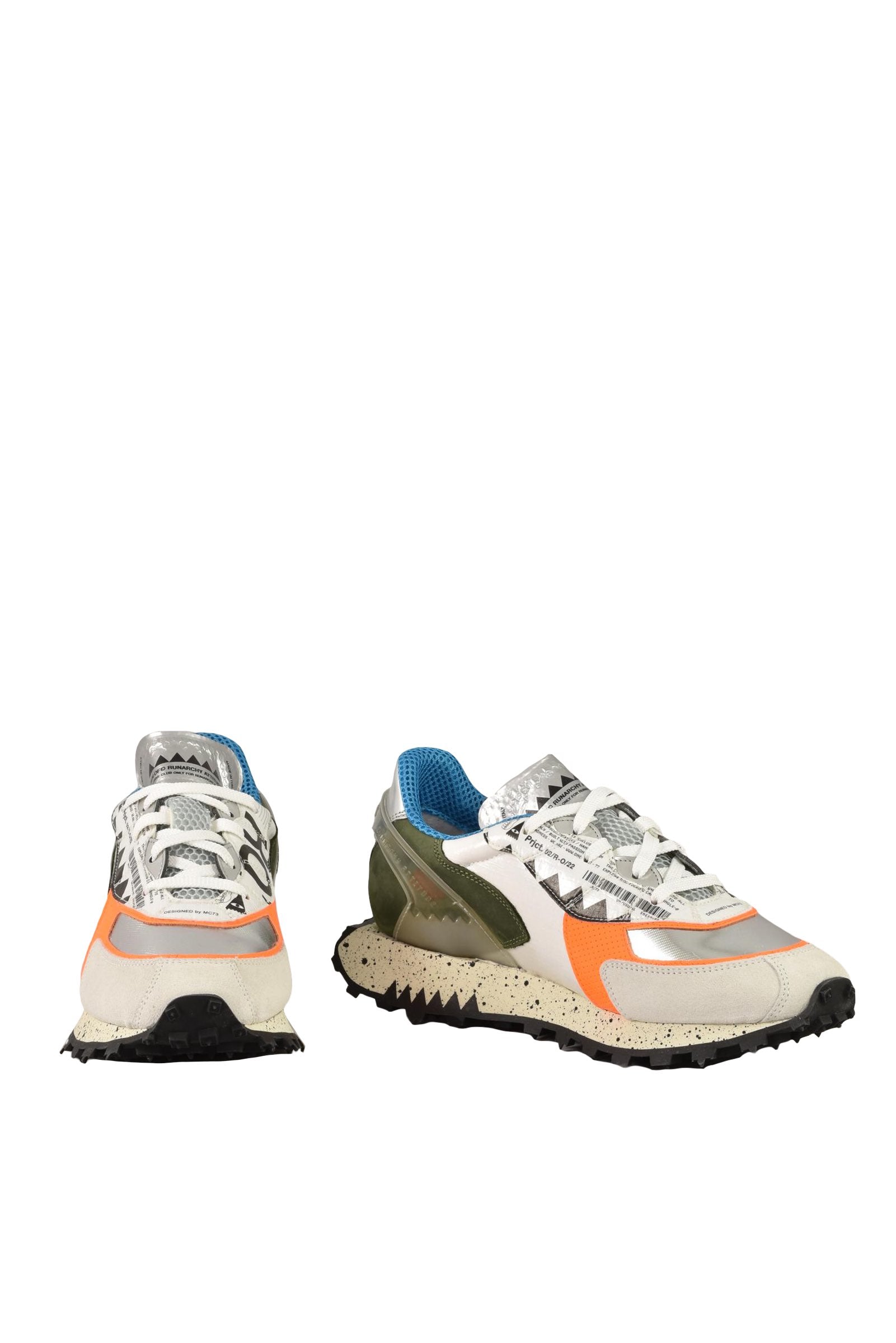 Run Of Sneakers in Pelle Multicolor