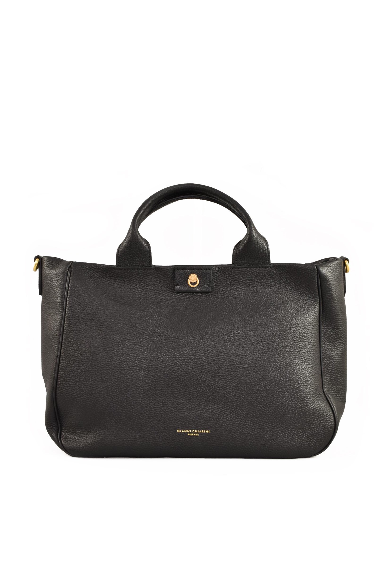 Gianni Chiarini Borsa Nera in Pelle con Tracolla