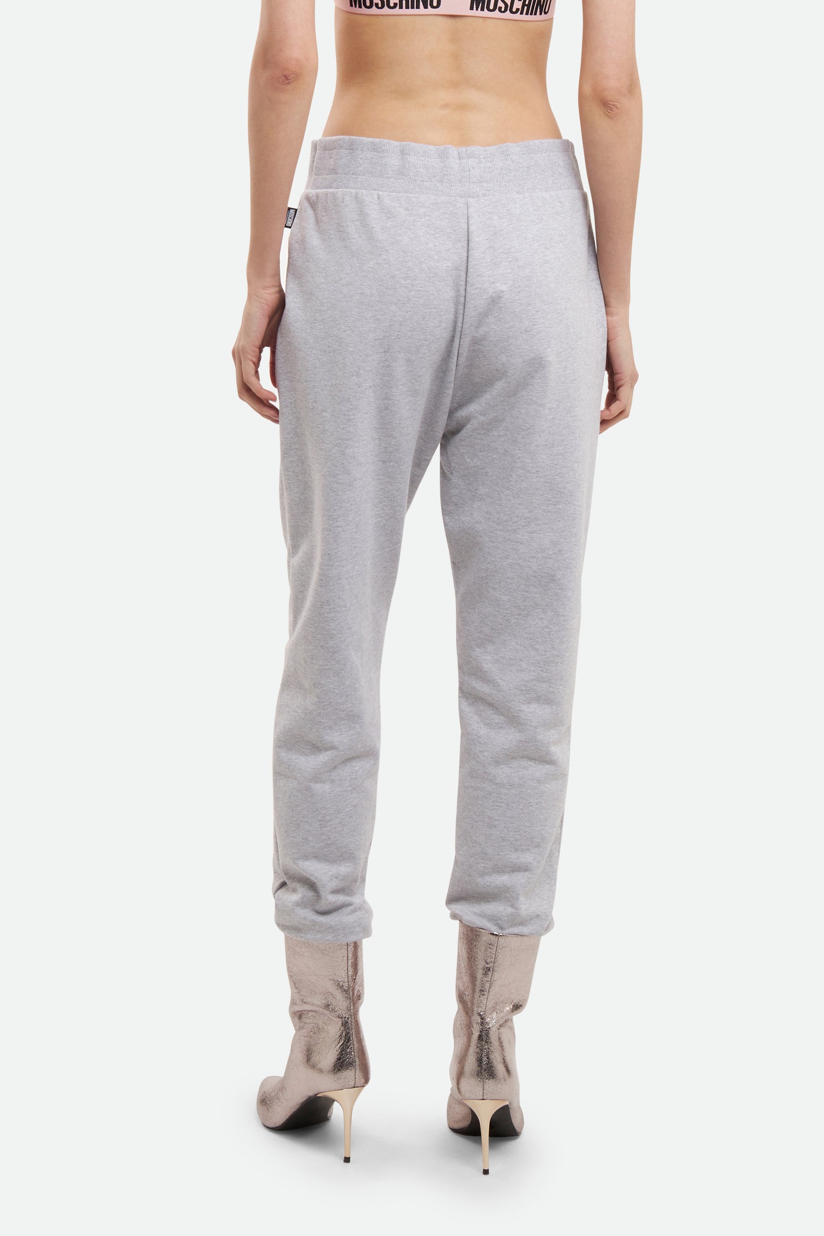 Moschino Pantalone Tuta Grigio