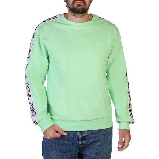 MOSCHINO Men's Sweatshirt with Logoed Bands