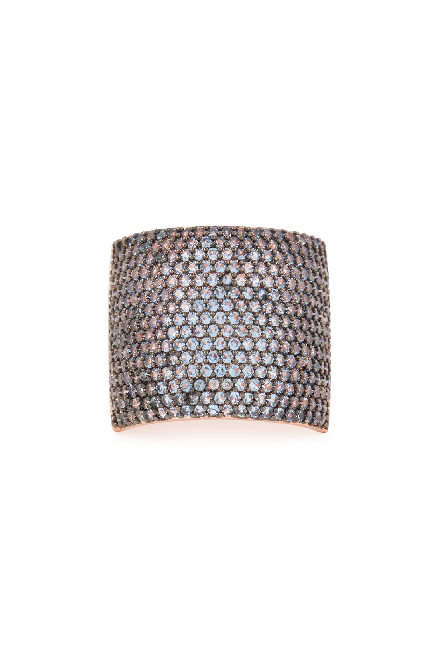 MELUSINA BIJOUX Jeans Pavé Shield Ring