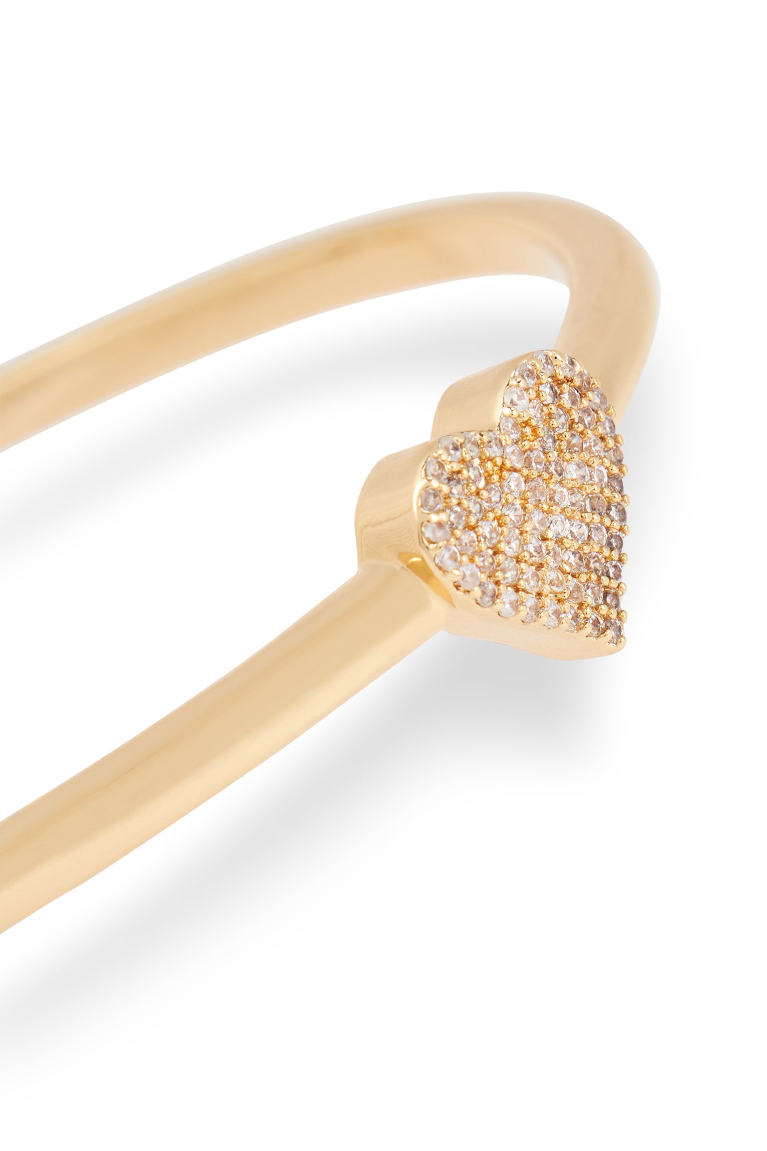 MELUSINA BIJOUX Bracciale Aperto Cuore Oro