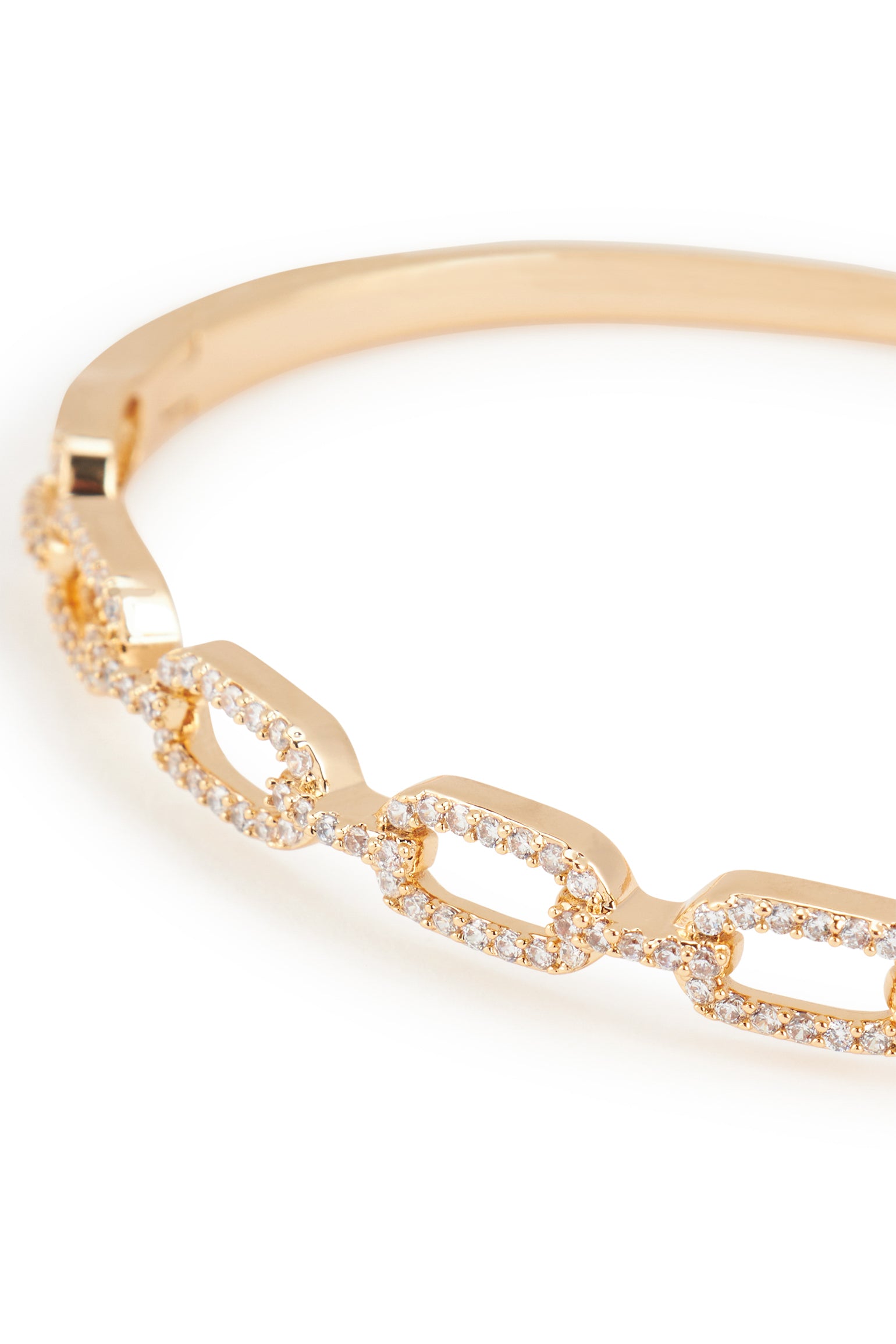 Les Poulettes Bijoux - Bracciale Piccole Manette In Argento 925 Placcato Oro - Gioiello Artigianale Con Cofanetto