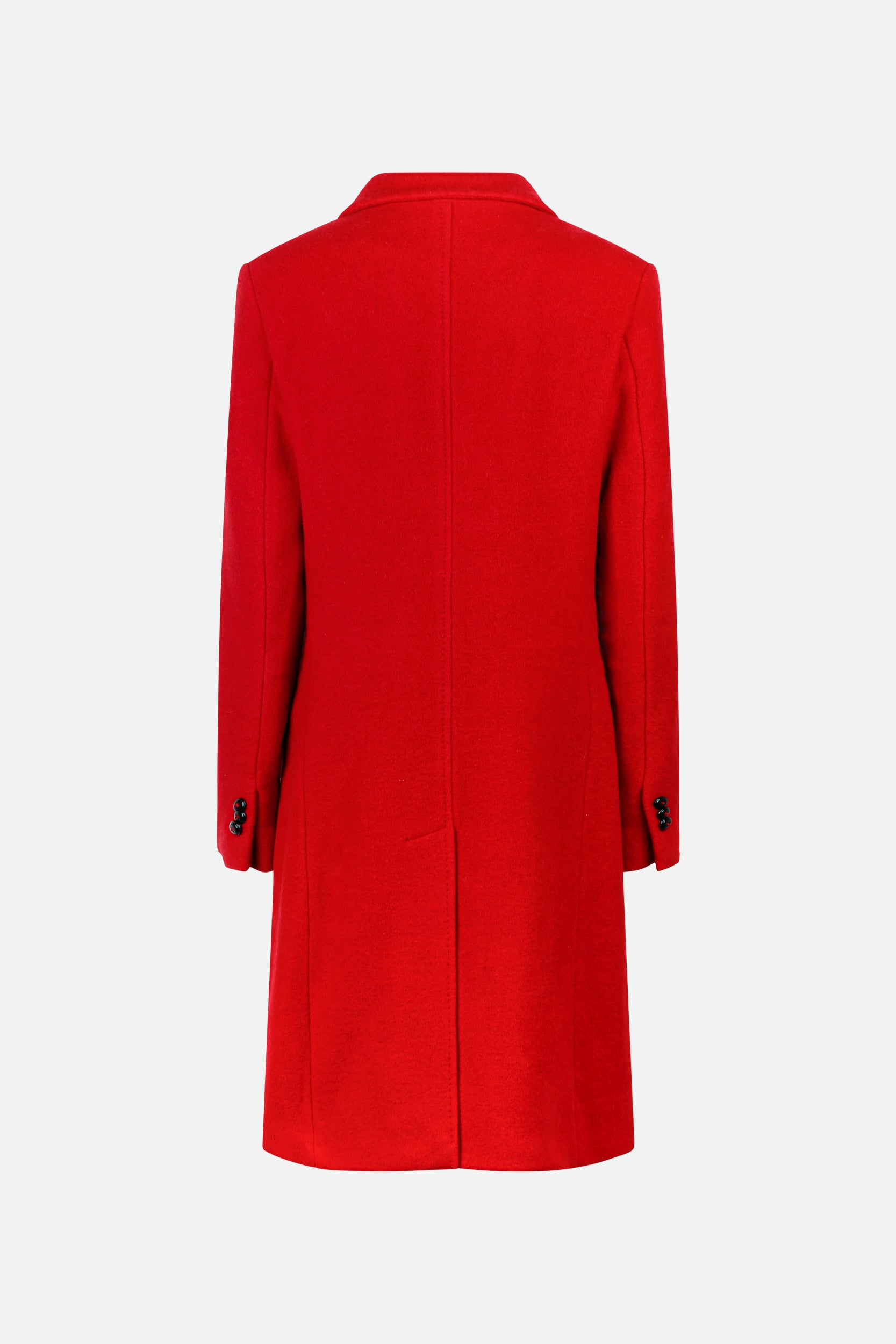 Bottega Martinese Cappotto Rosso Monopetto