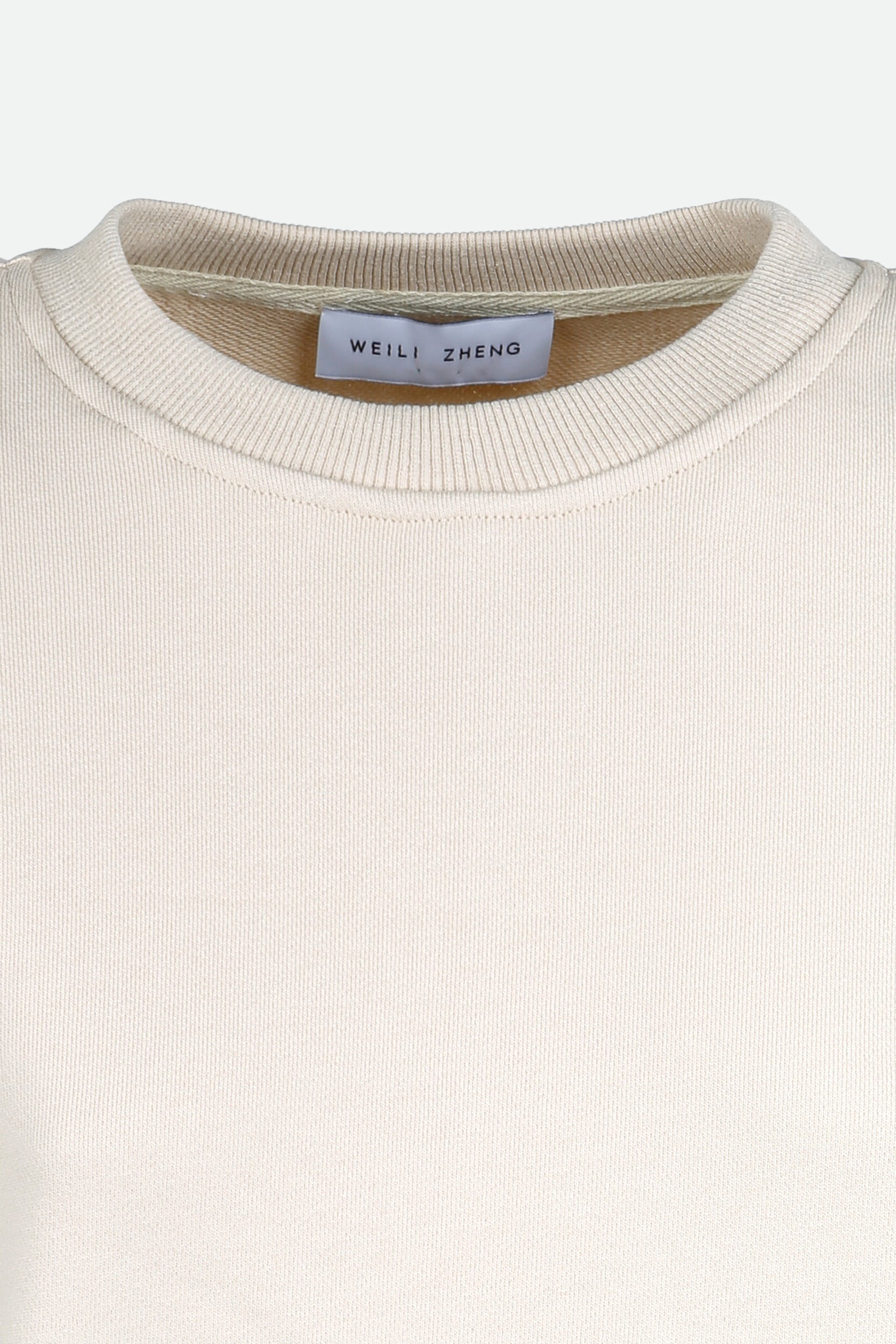 Weili Zheng Cream Sweatshirt