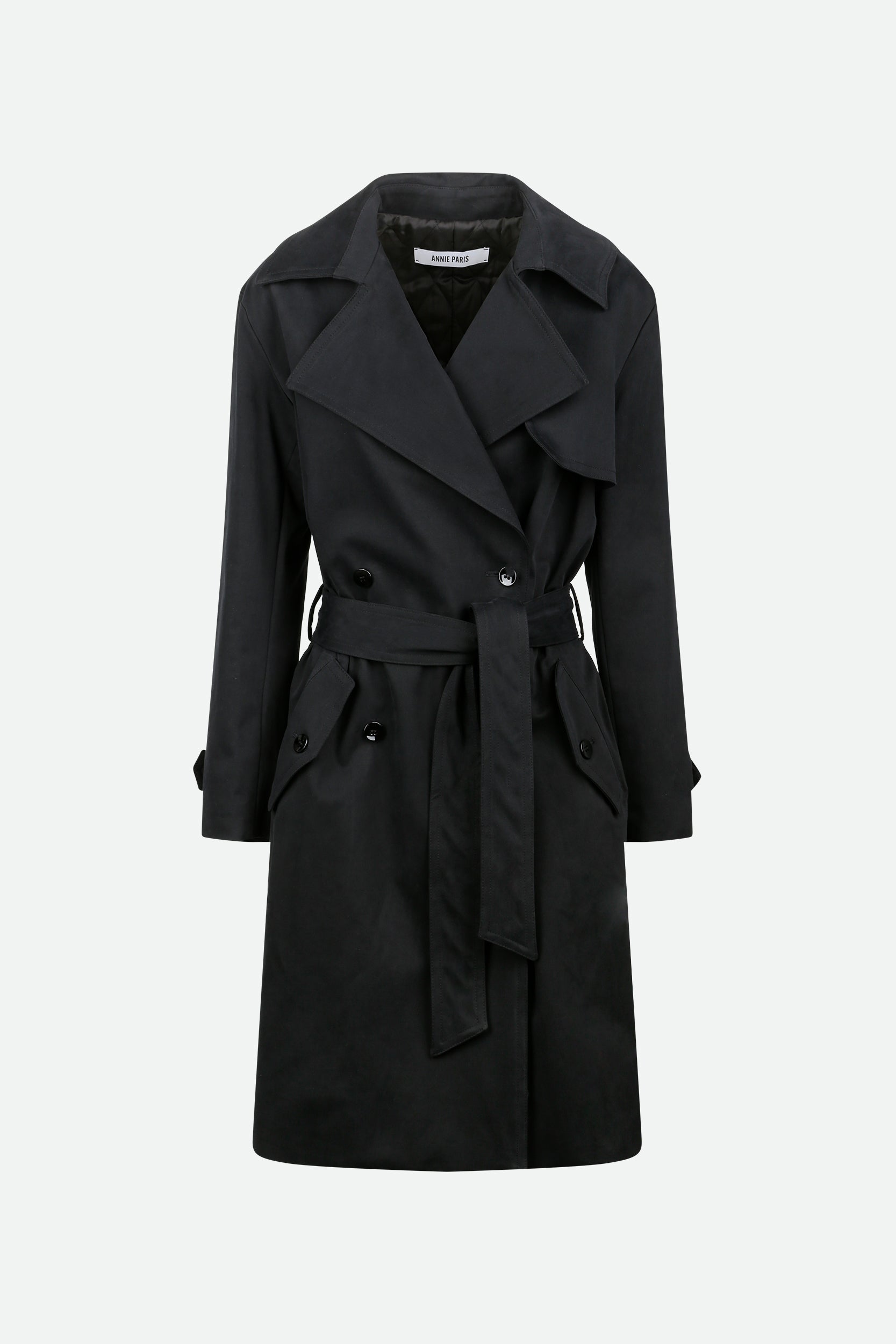 Annie Paris Trench Nero