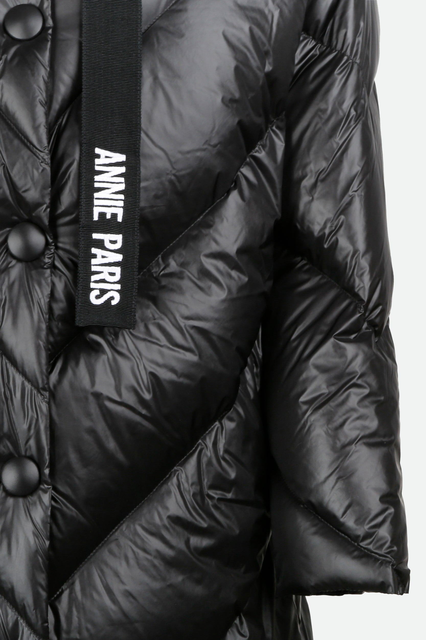 Annie Paris Black Down Jacket