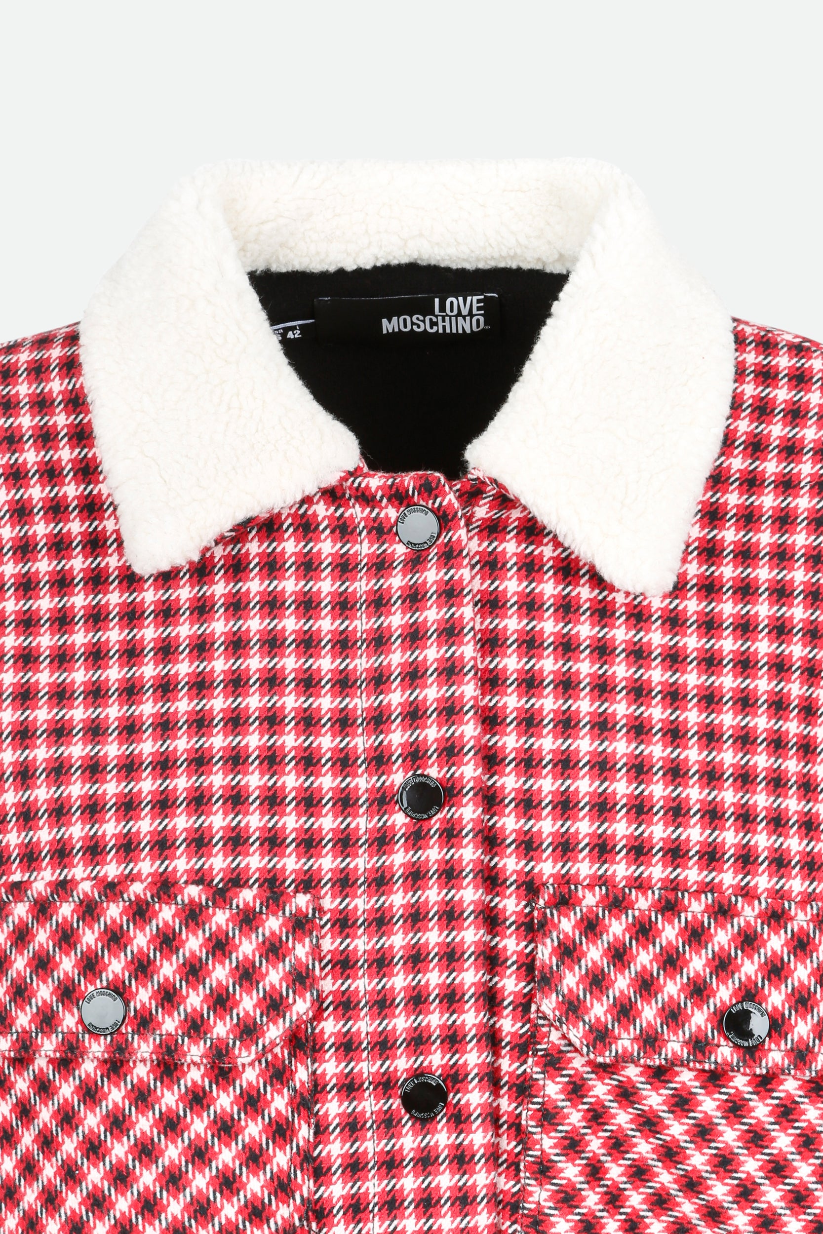 Love Moschino Multicolored Checked Jacket