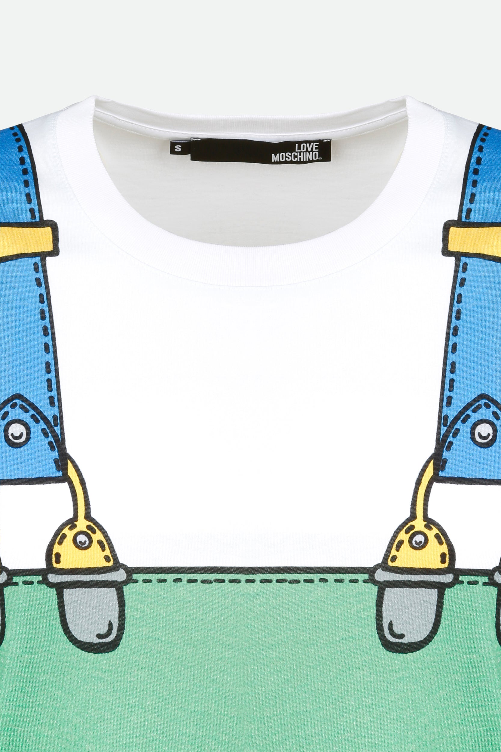 Love Moschino White T-Shirt with Print