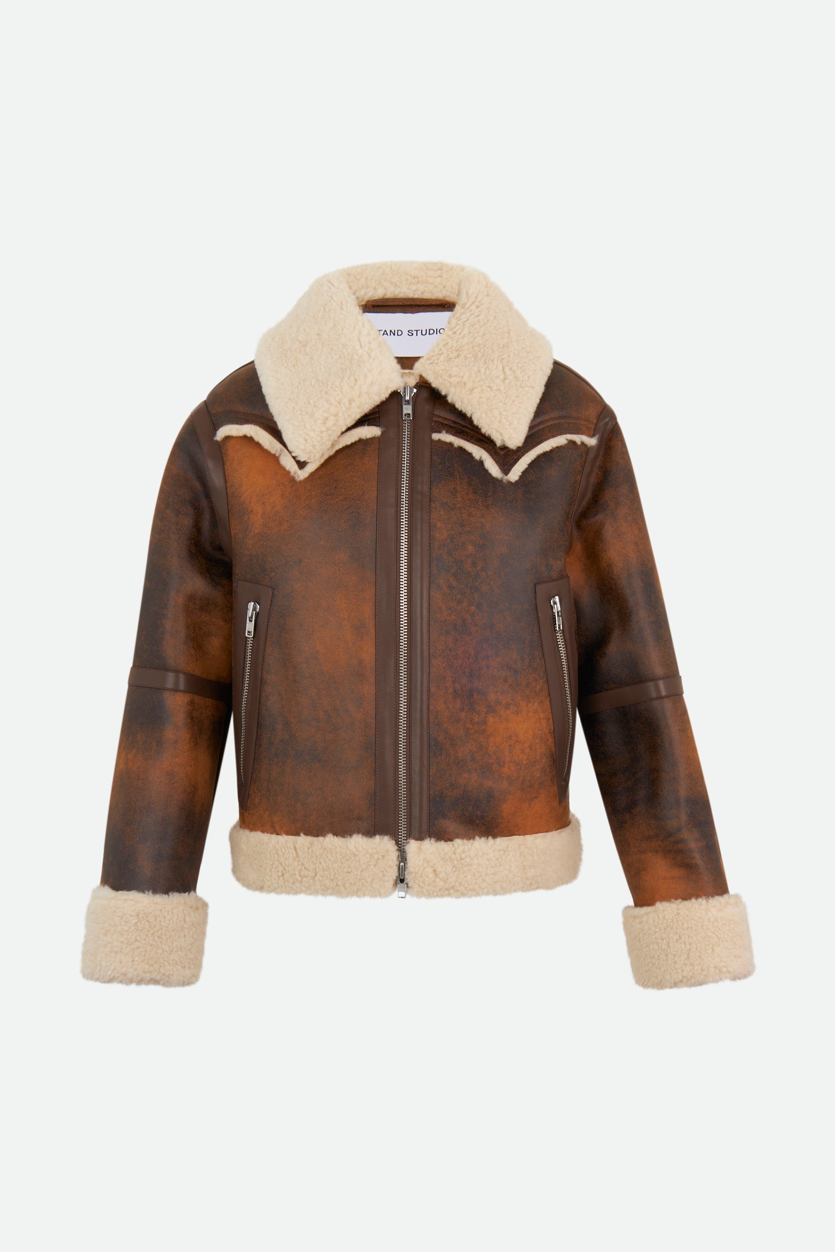 Stand Studio Brown Lessie Jacket