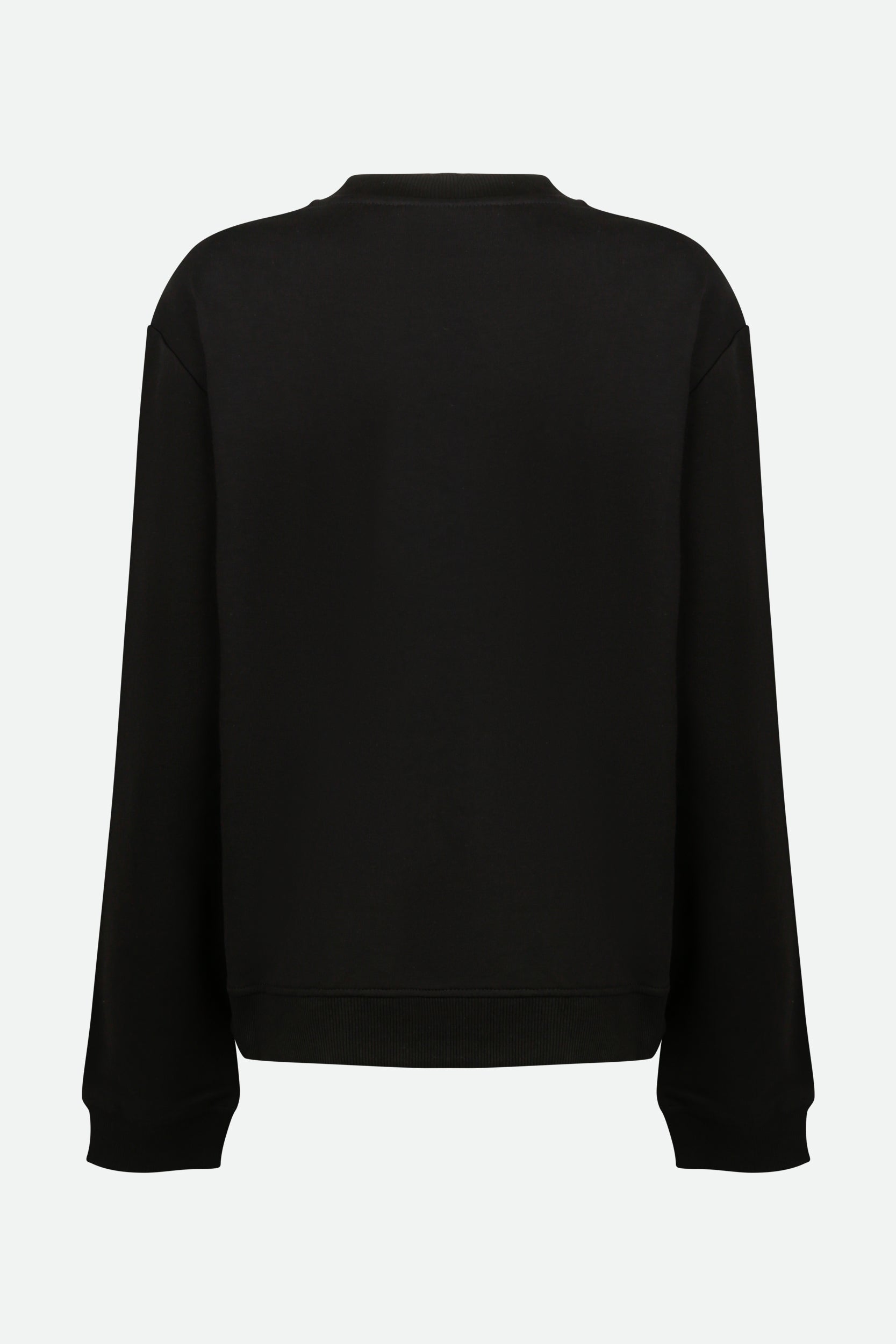 Love Moschino Black Sweatshirt with Print
