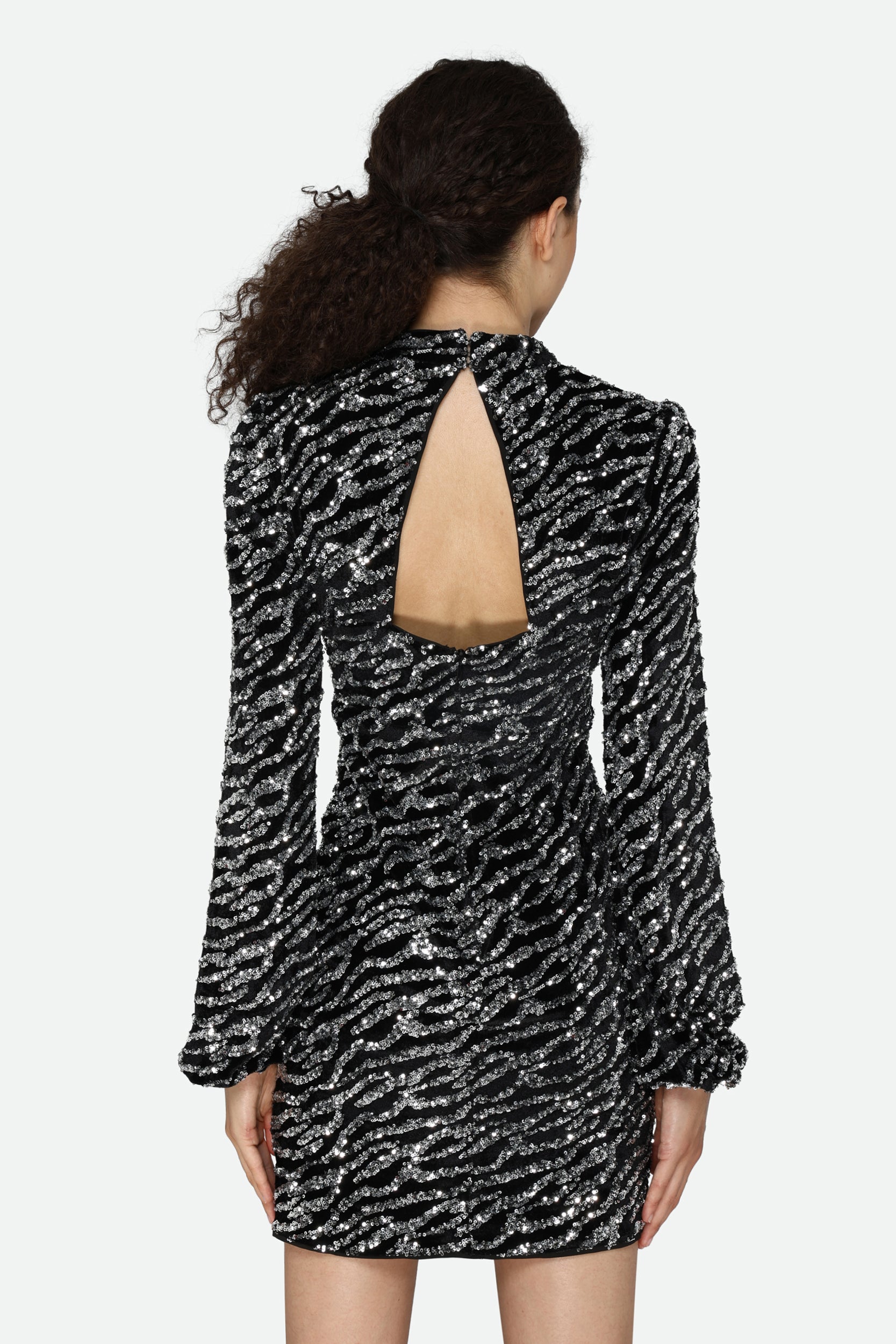 Guess Abito Paillettes Nero