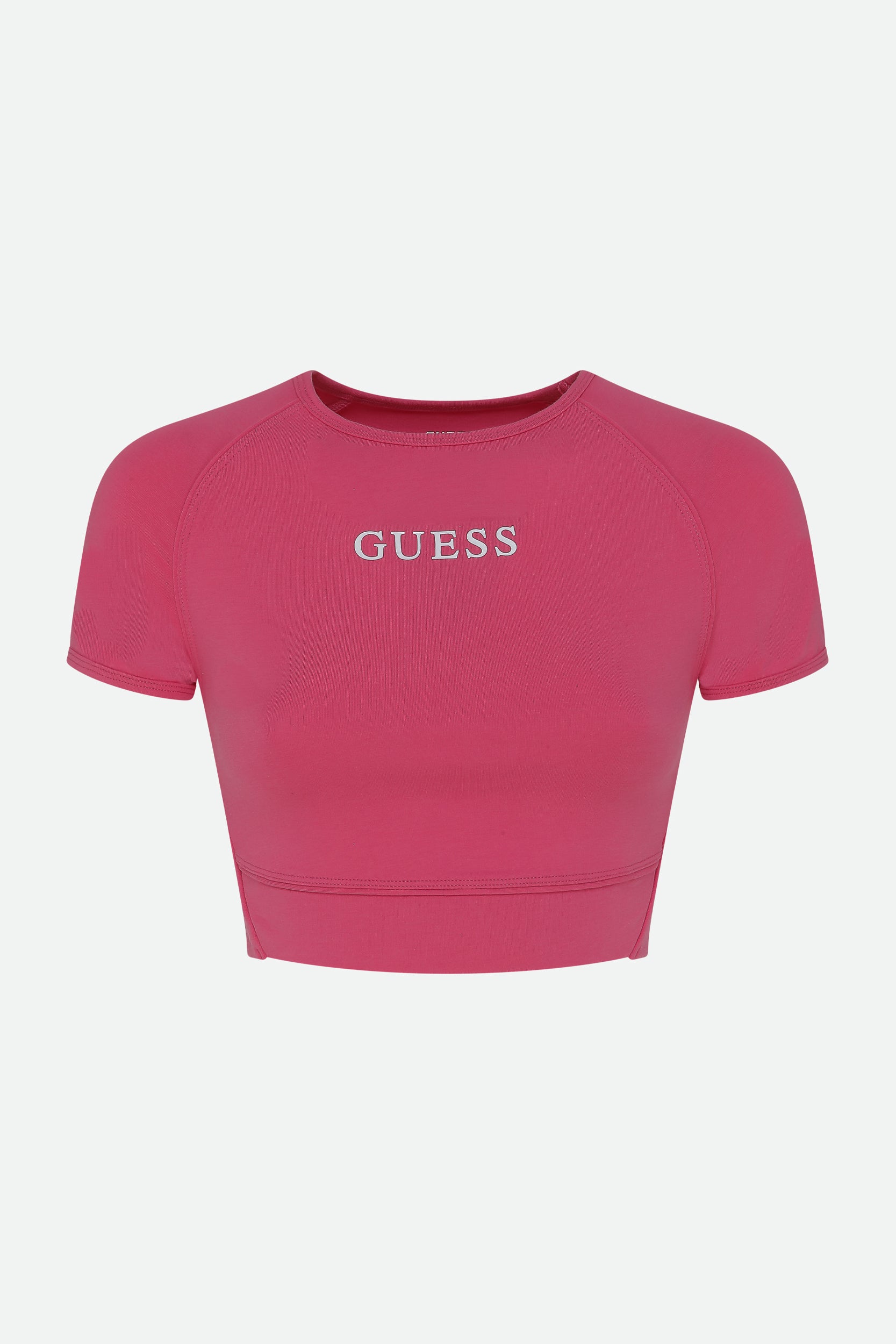 Guess T-Shirt Crop Fucsia