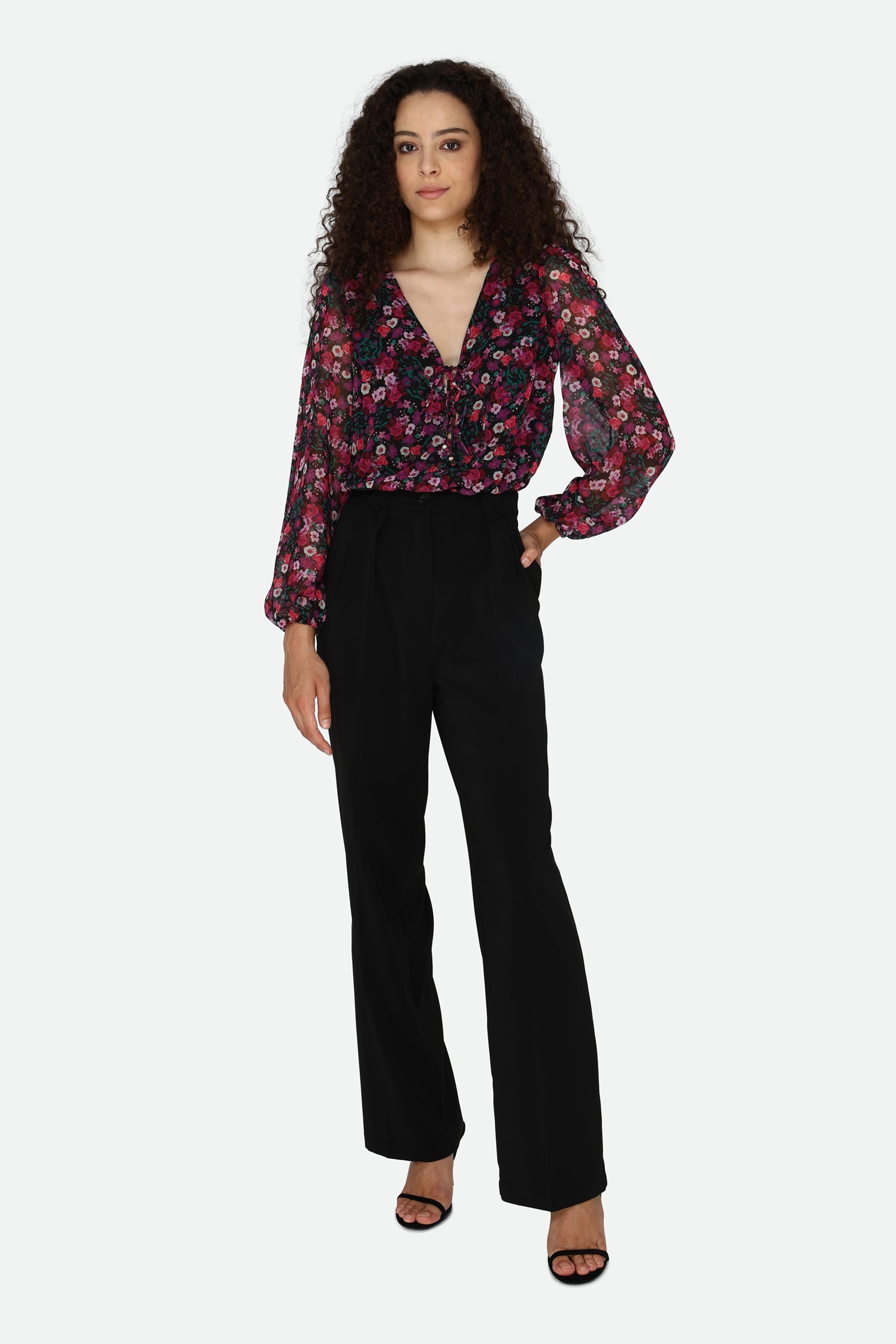 Guess Blusa Floreale Multicolore