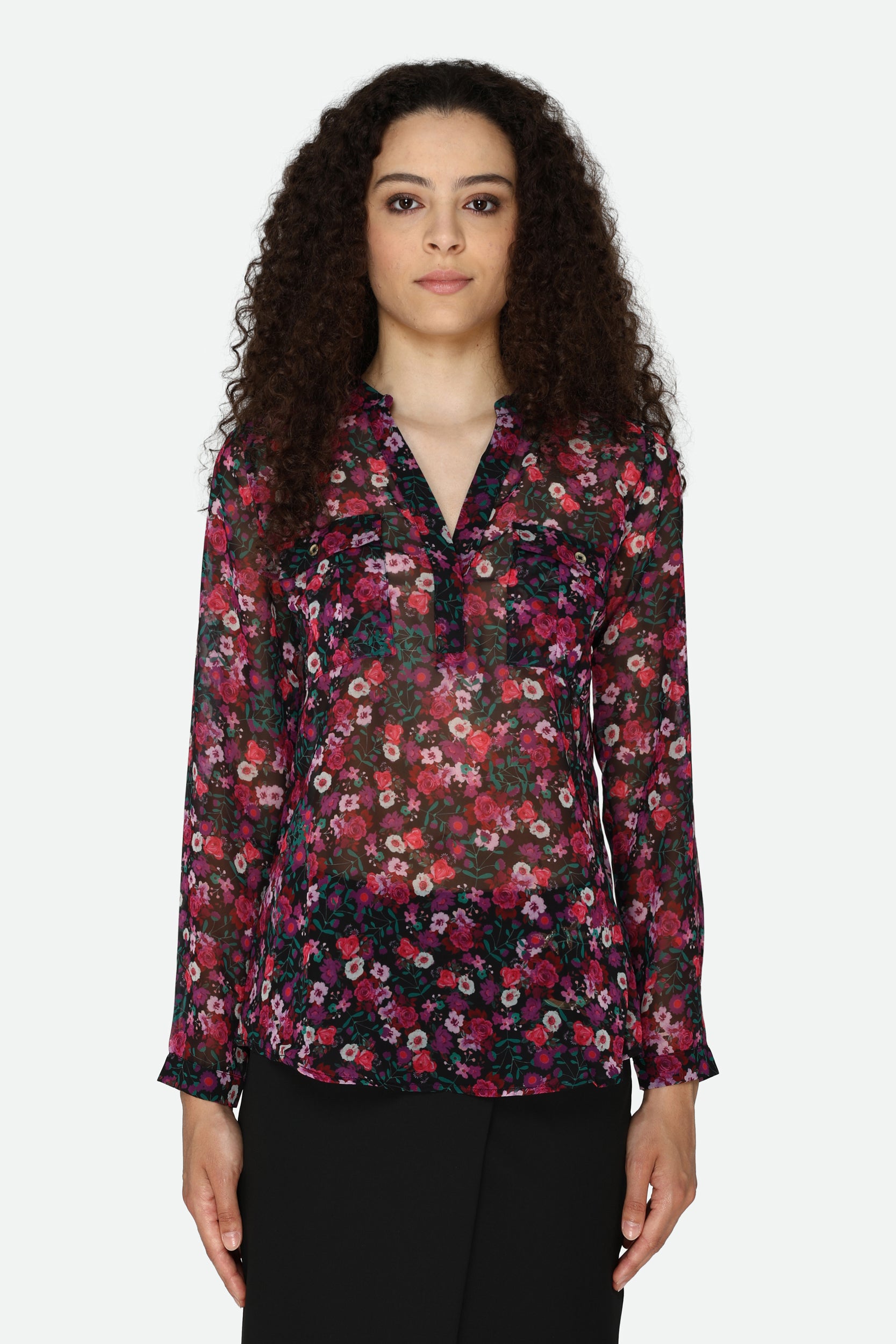 Guess Blusa Floreale Multicolore