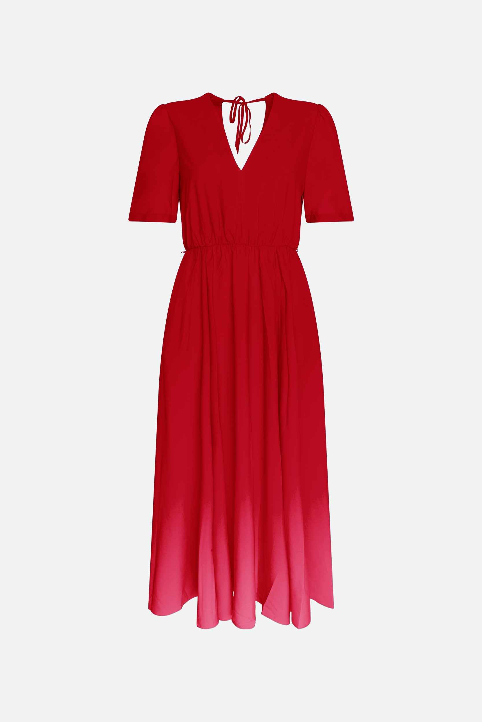 Twinset Abito Midi Rosso