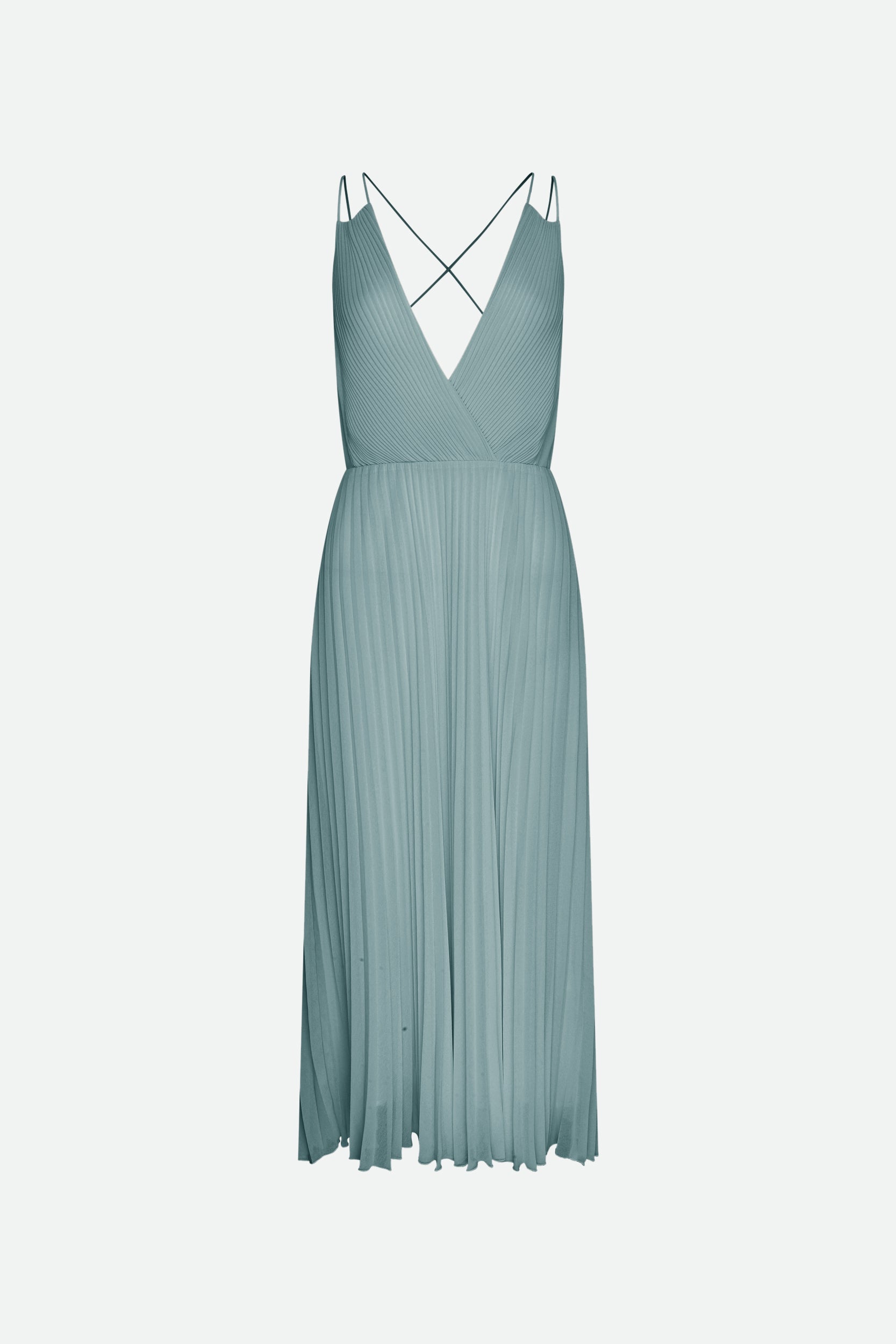 Twinset Abito Midi Celeste