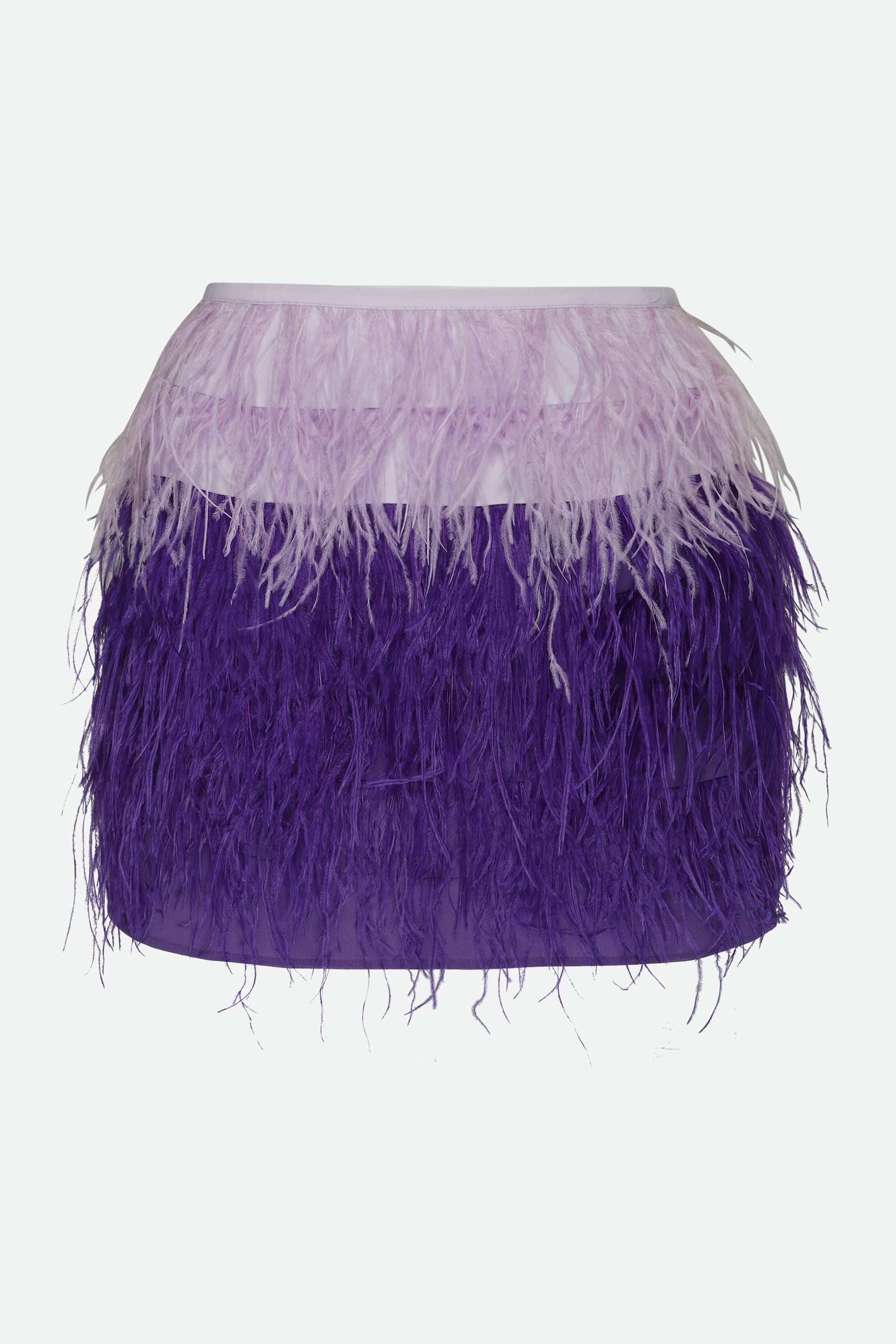 Twinset Minigonna Piume Viola