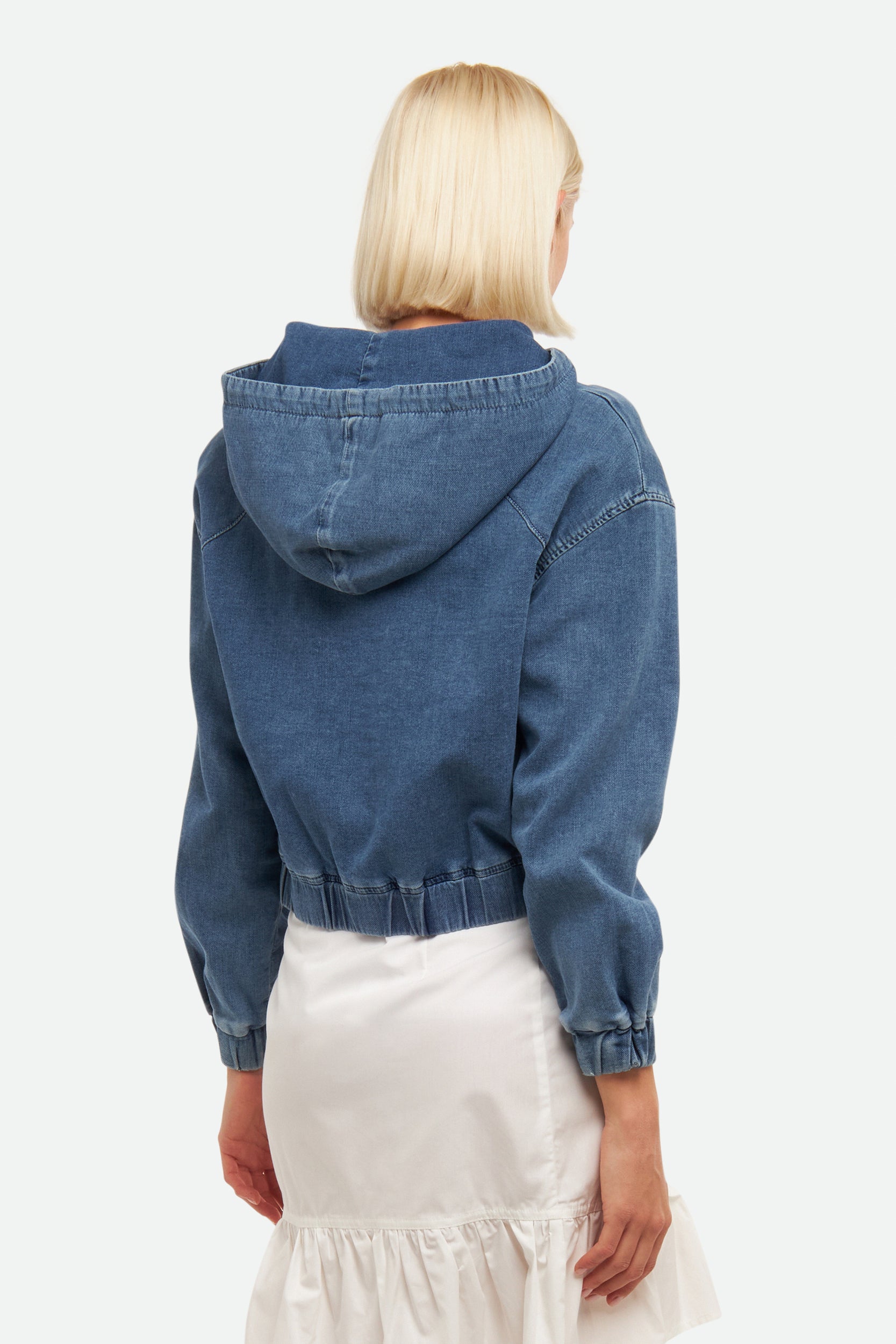 Liu Jo Blue Denim Sweatshirt