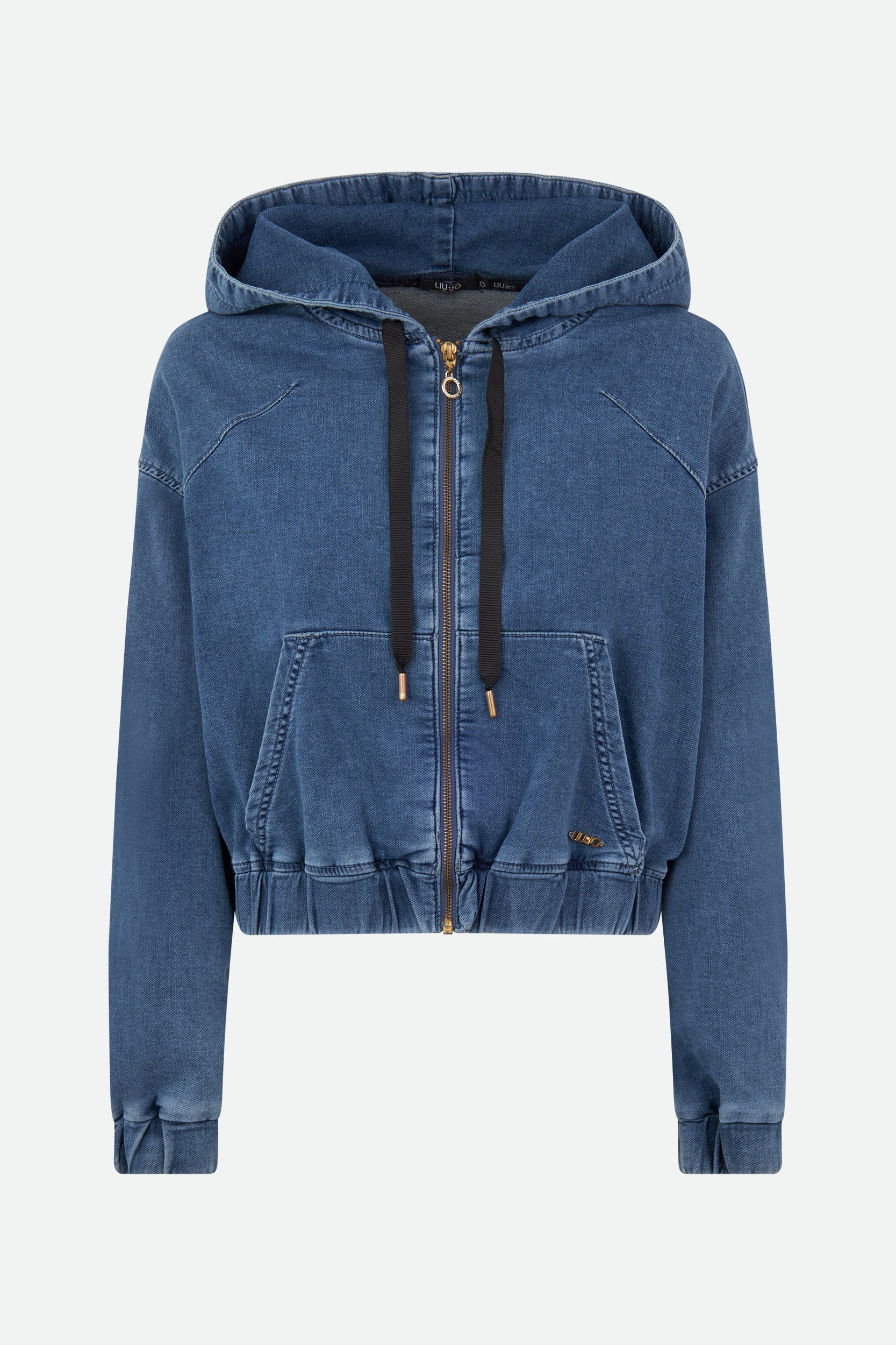 Liu Jo Blue Denim Sweatshirt