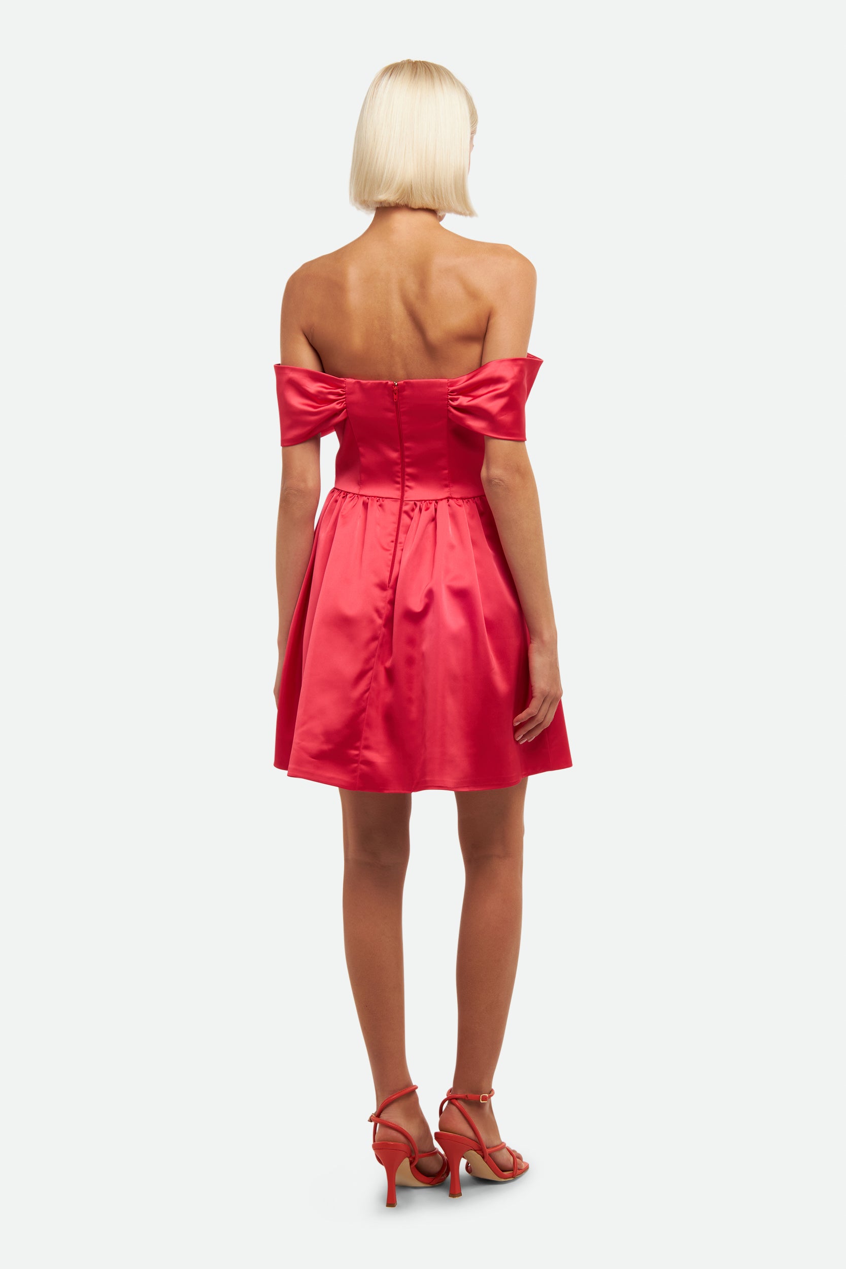 Liu Jo Coral Satin Dress