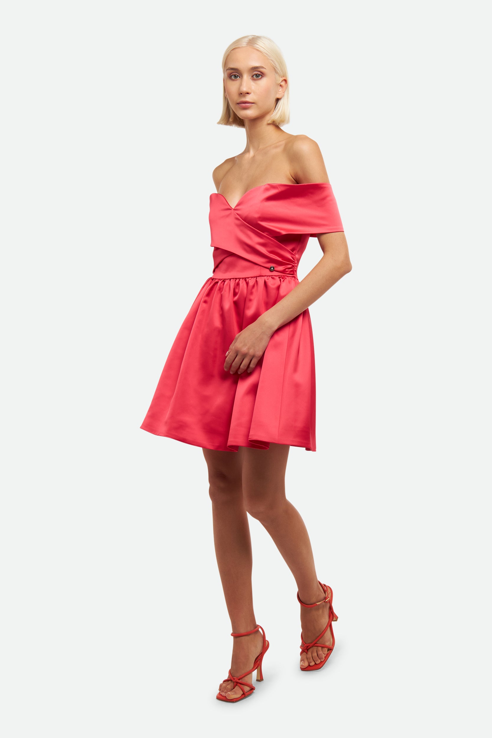 Liu Jo Coral Satin Dress