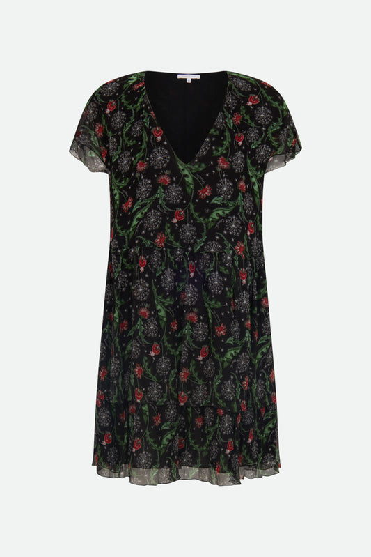 Patrizia Pepe Vestito Rock Flower Nero