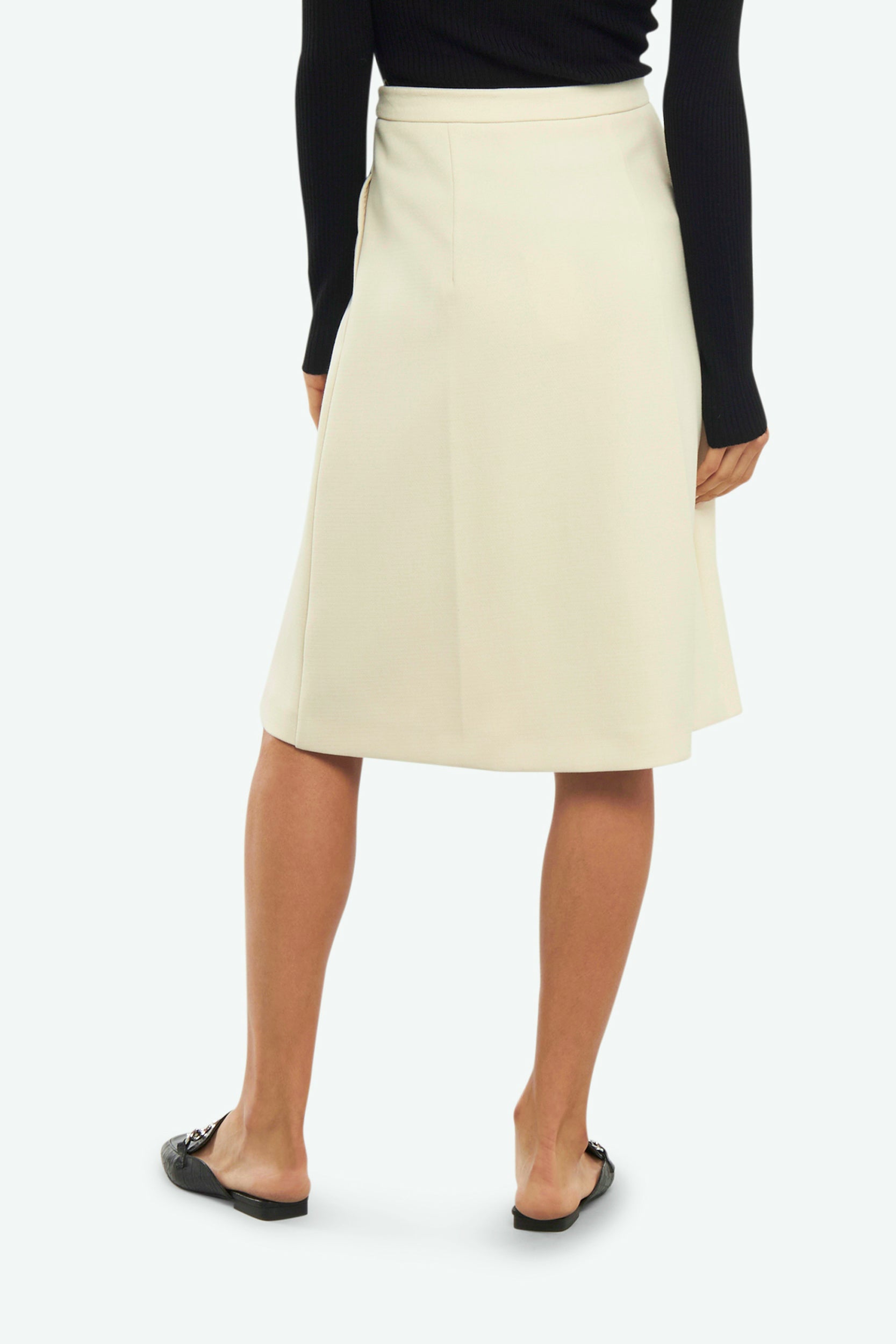 Patrizia Pepe Buttery Beige Skirt