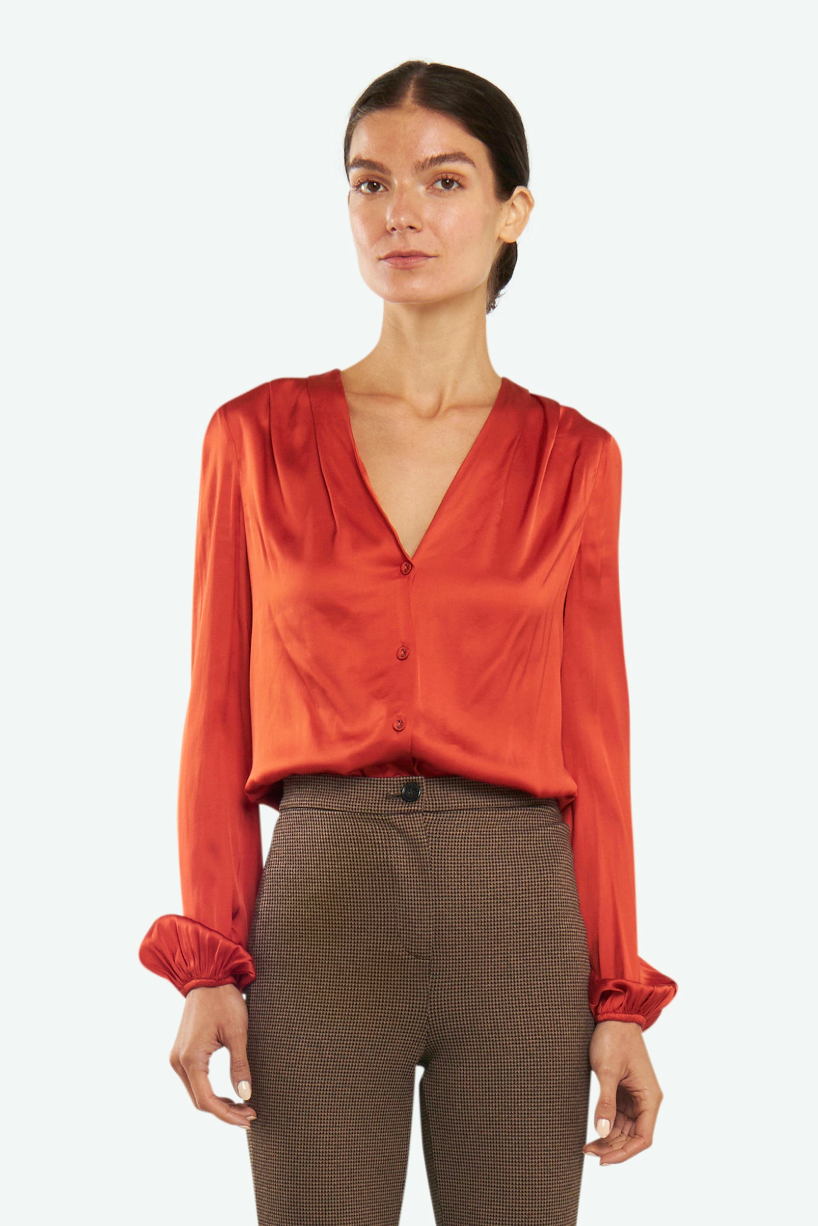 Patrizia Pepe Orange Blouse