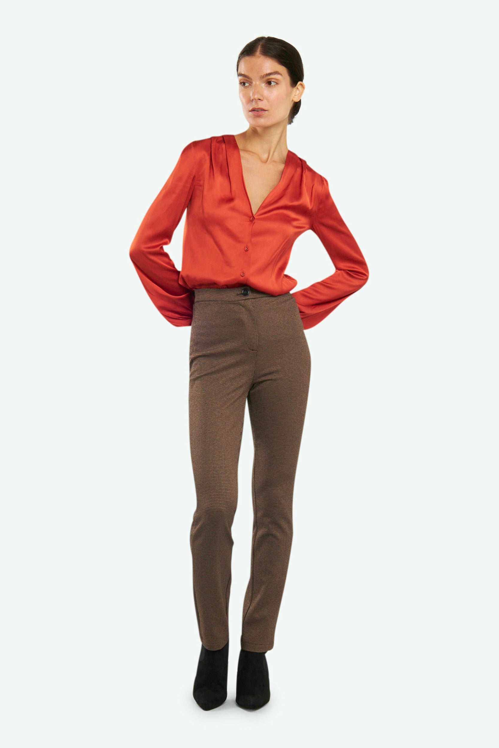 Patrizia Pepe Orange Blouse