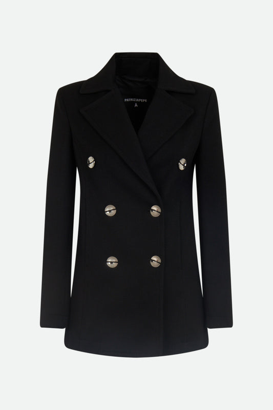 Patrizia Pepe Black Coat