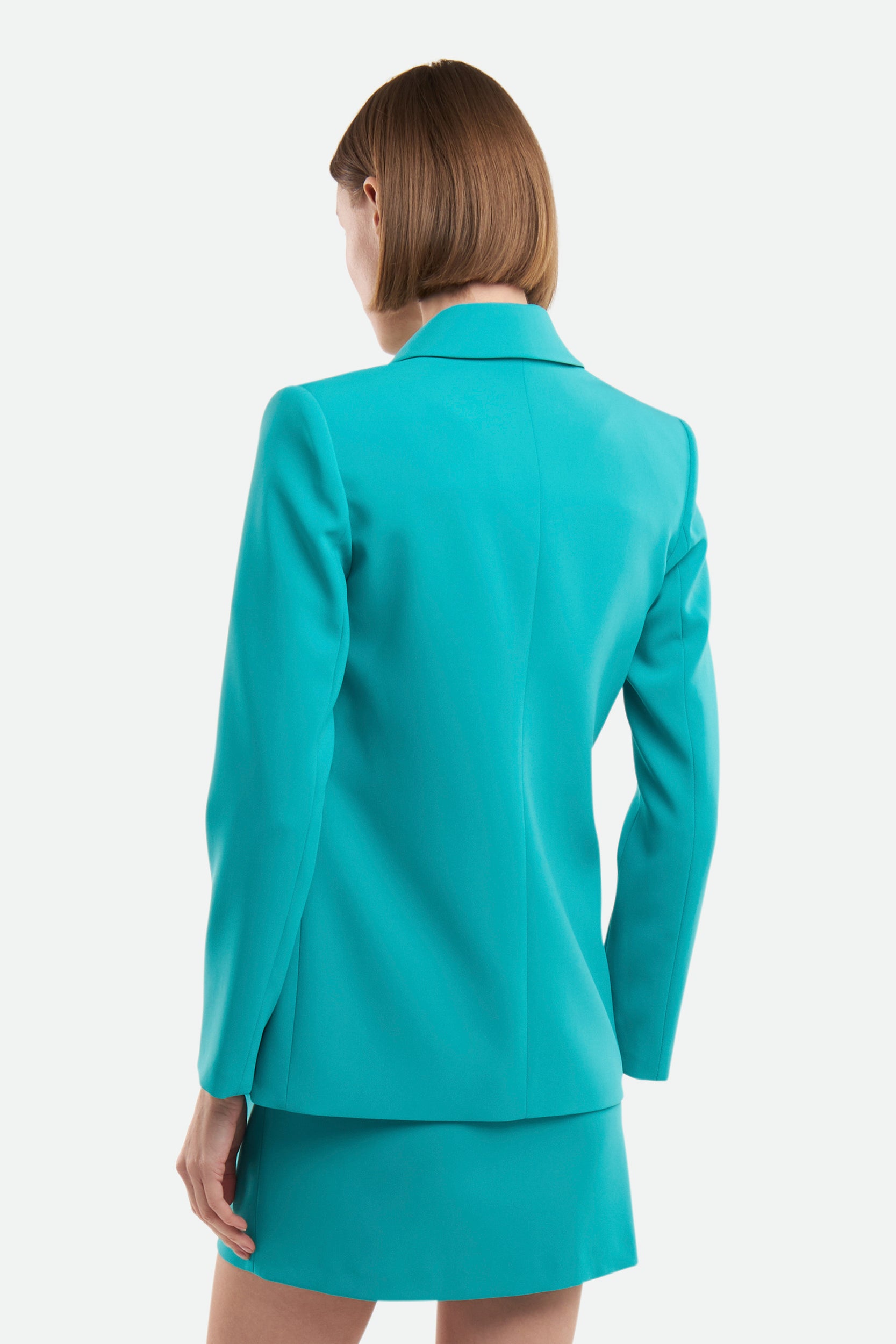 Patrizia Pepe Blazer Doppiopetto Turchese