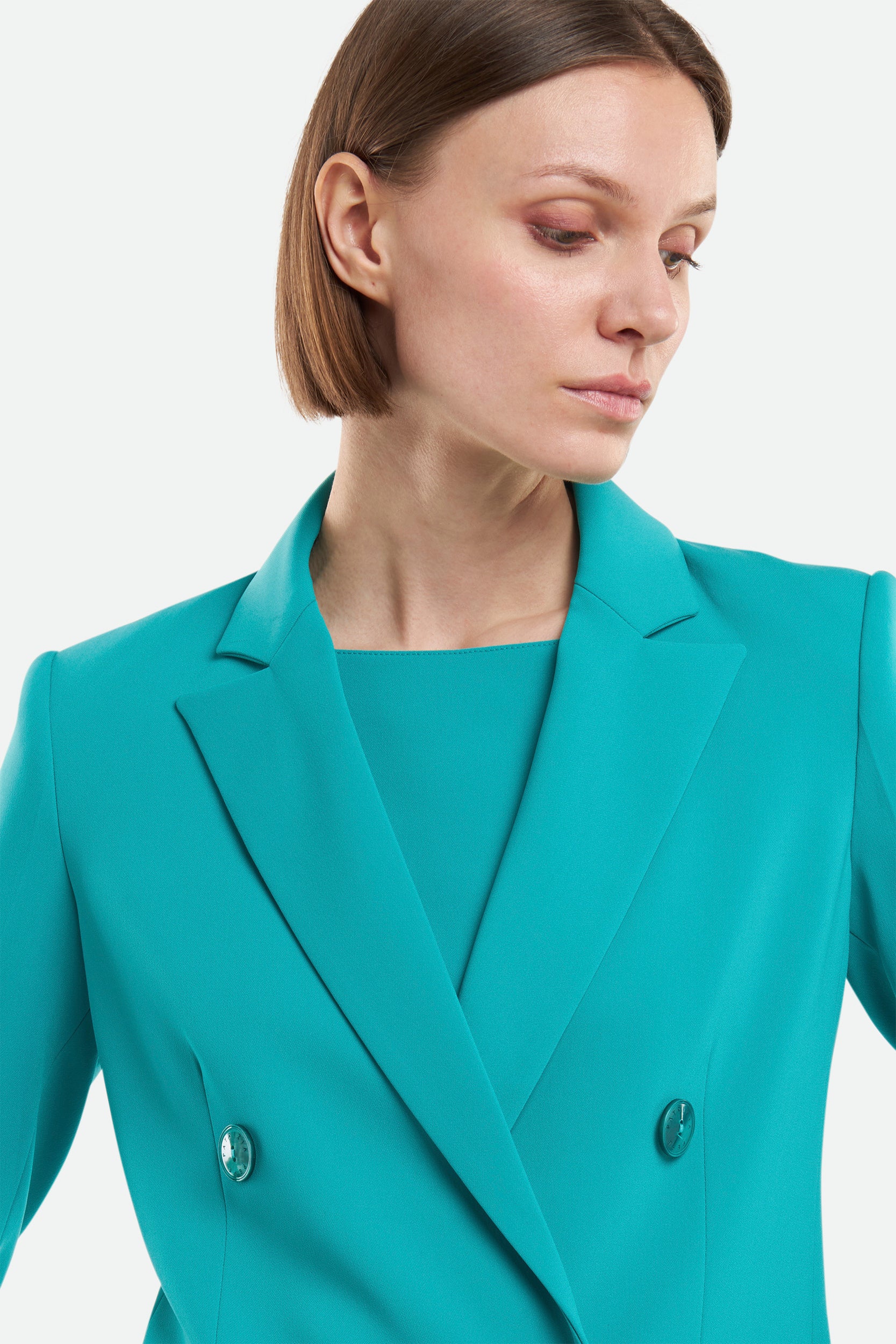 Patrizia Pepe Blazer Doppiopetto Turchese