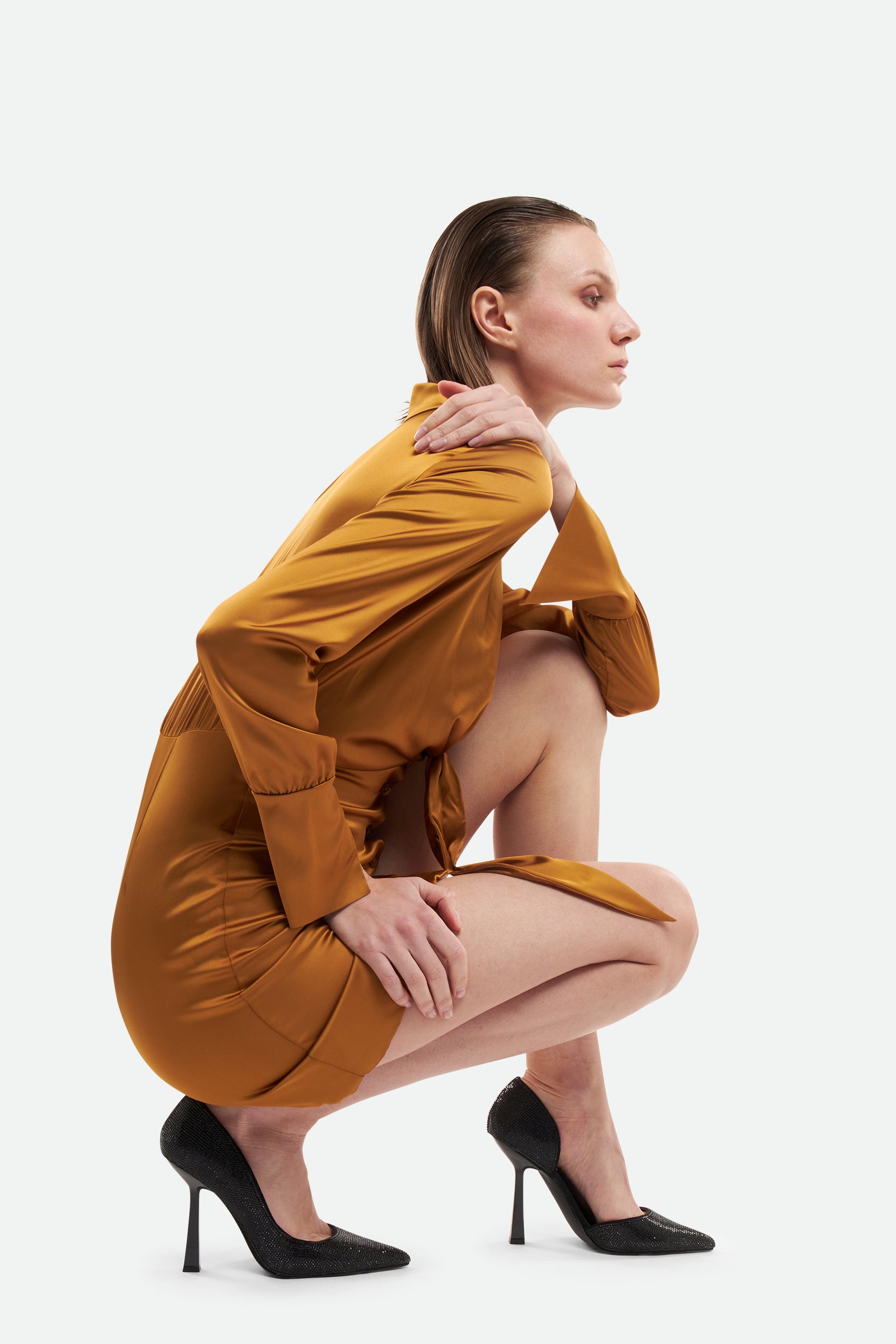 Patrizia Pepe Bronze Dress