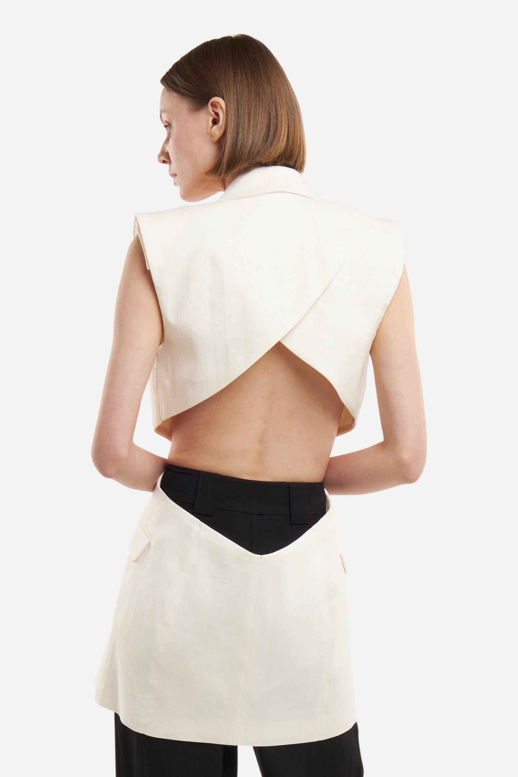 Patrizia Pepe Cream Vest