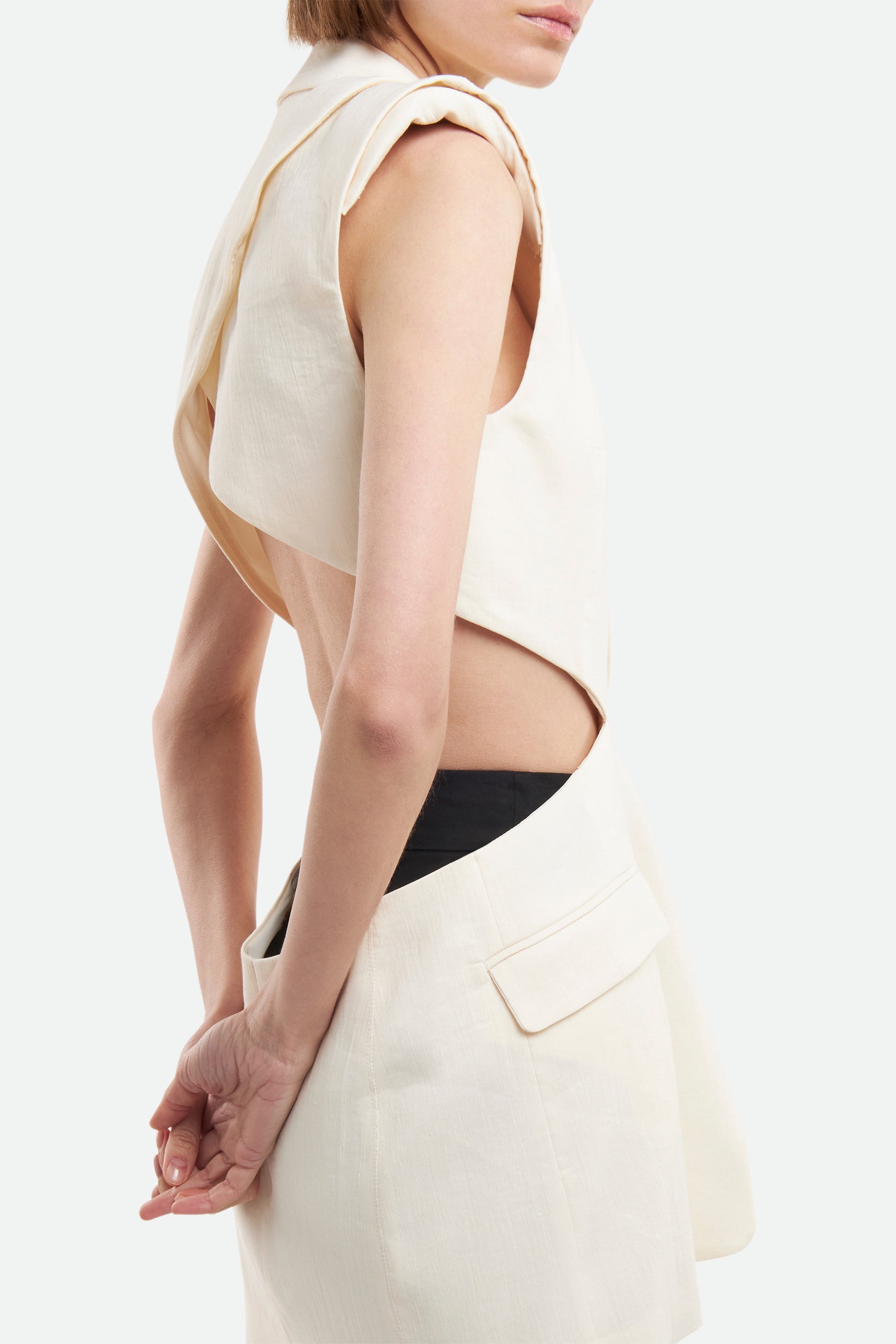 Patrizia Pepe Cream Vest