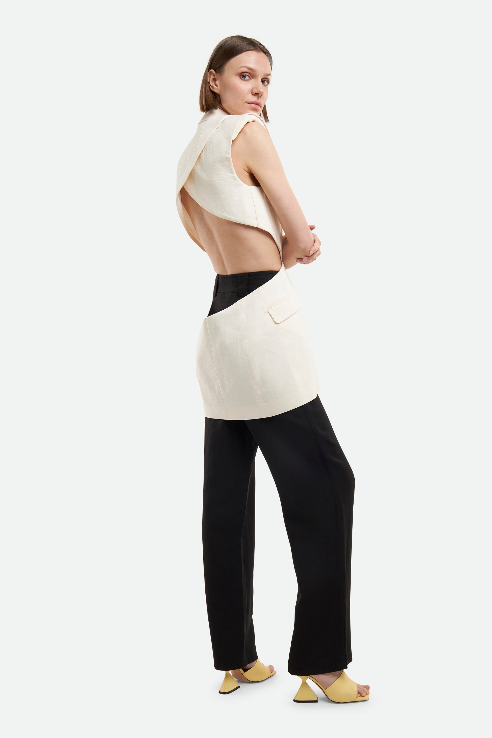 Patrizia Pepe Cream Vest