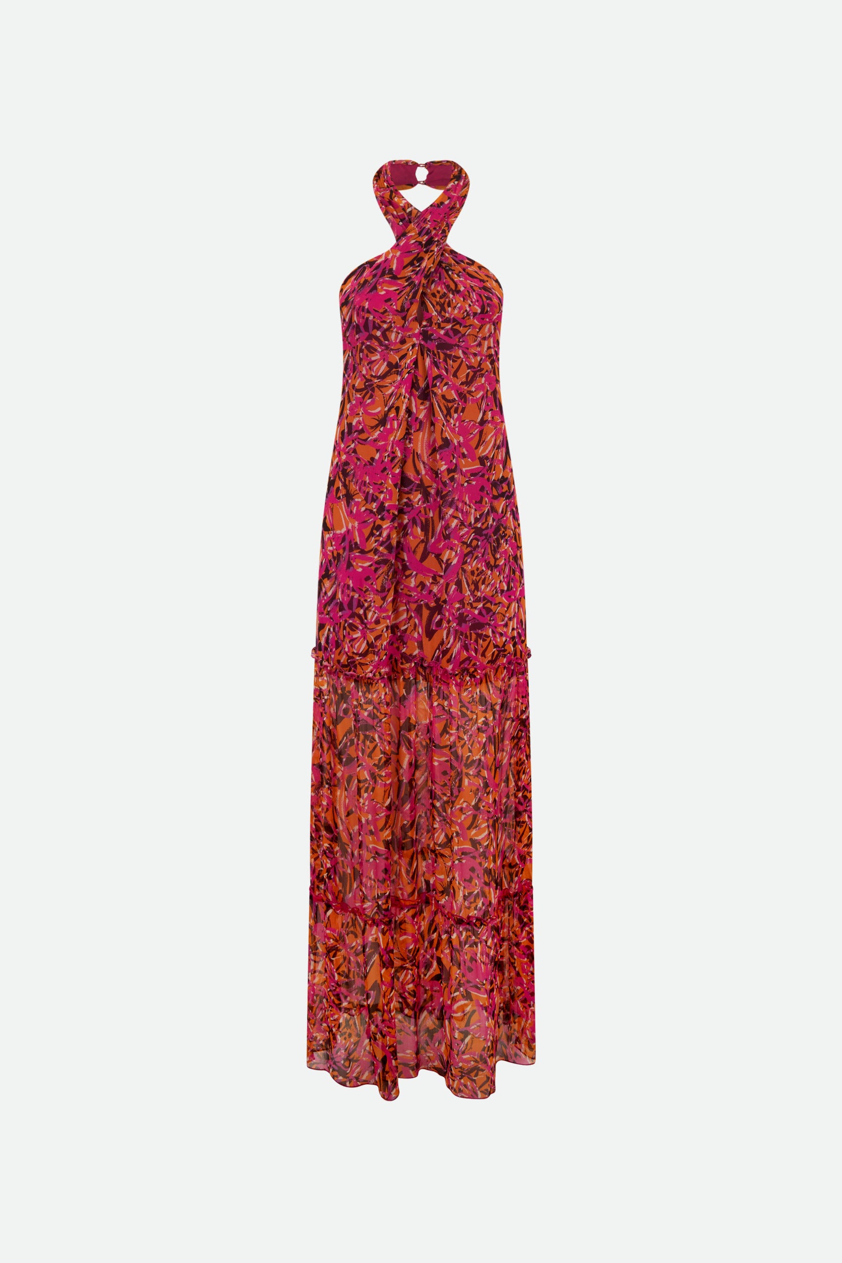 Patrizia Pepe Long Patterned Dress