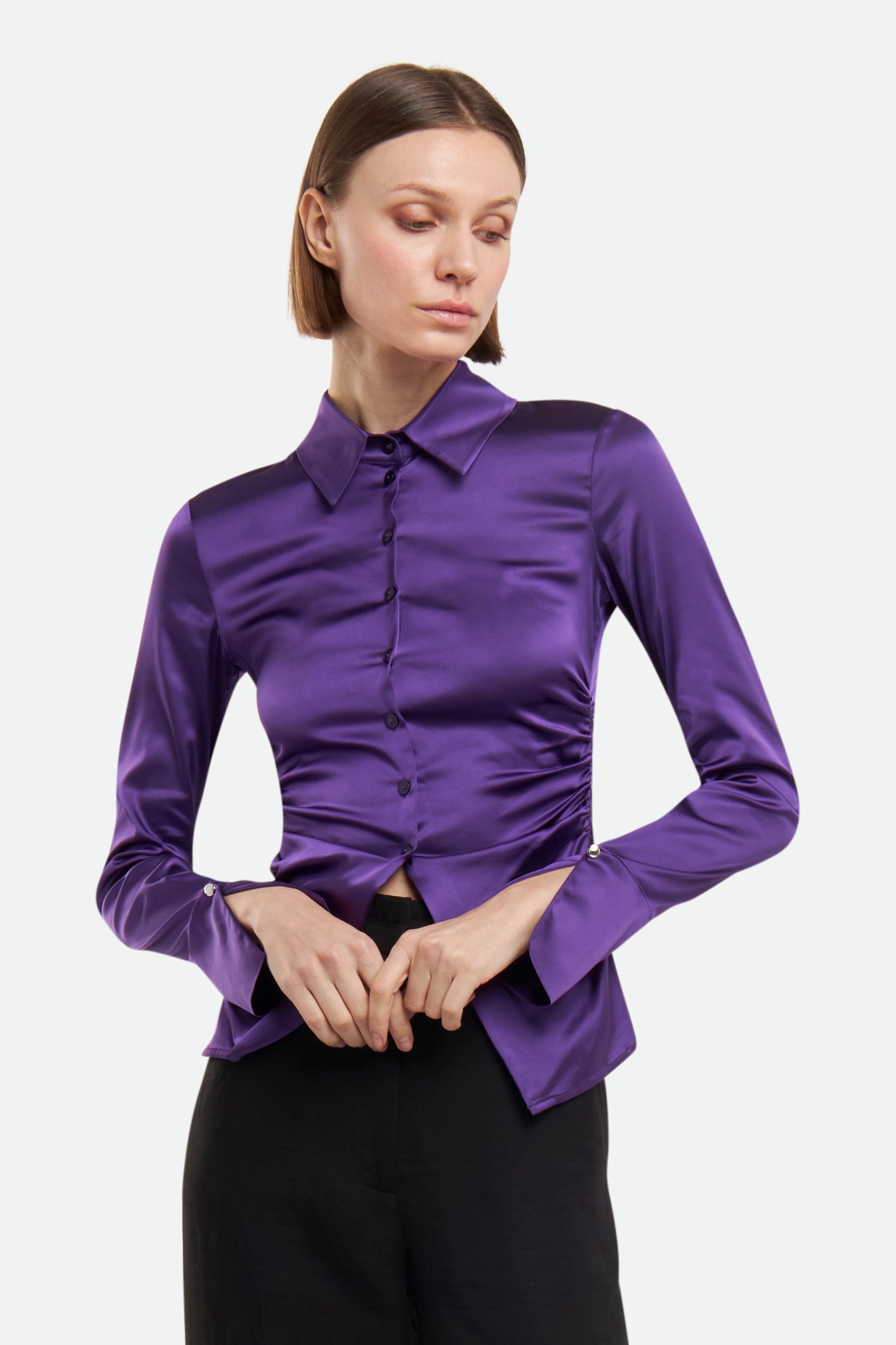 Patrizia Pepe Purple Shirt