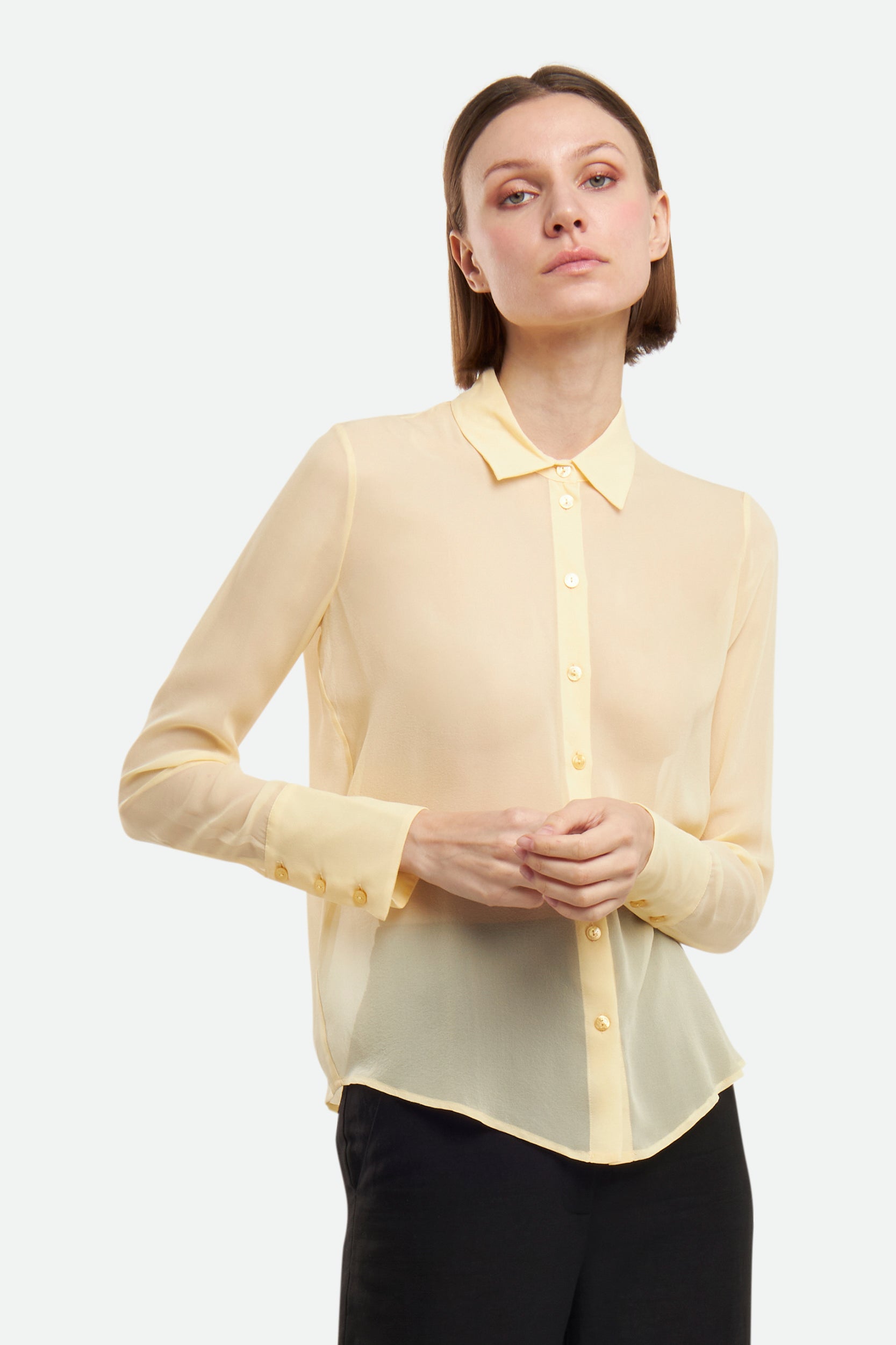 Patrizia Pepe Yellow Shirt