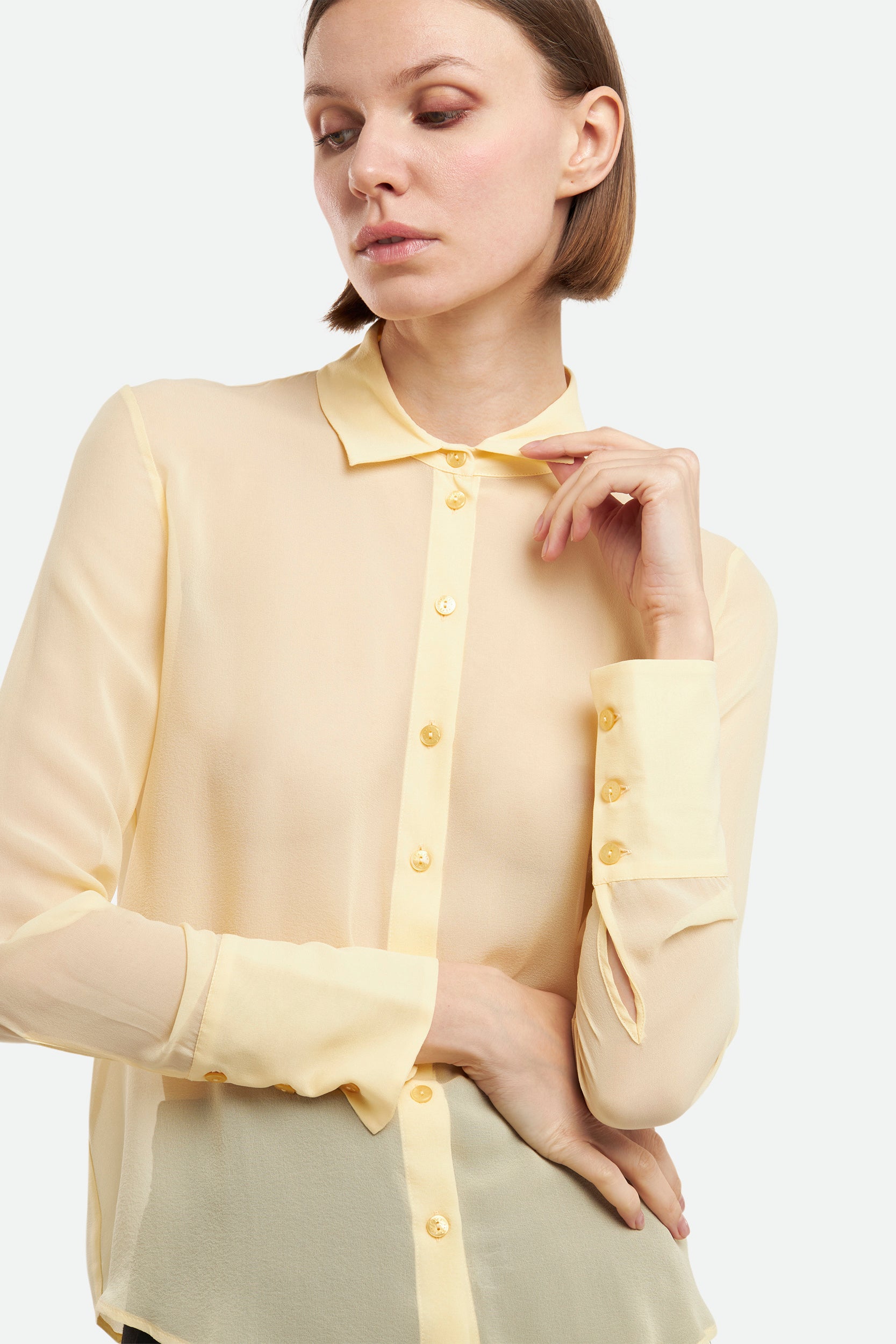 Patrizia Pepe Yellow Shirt