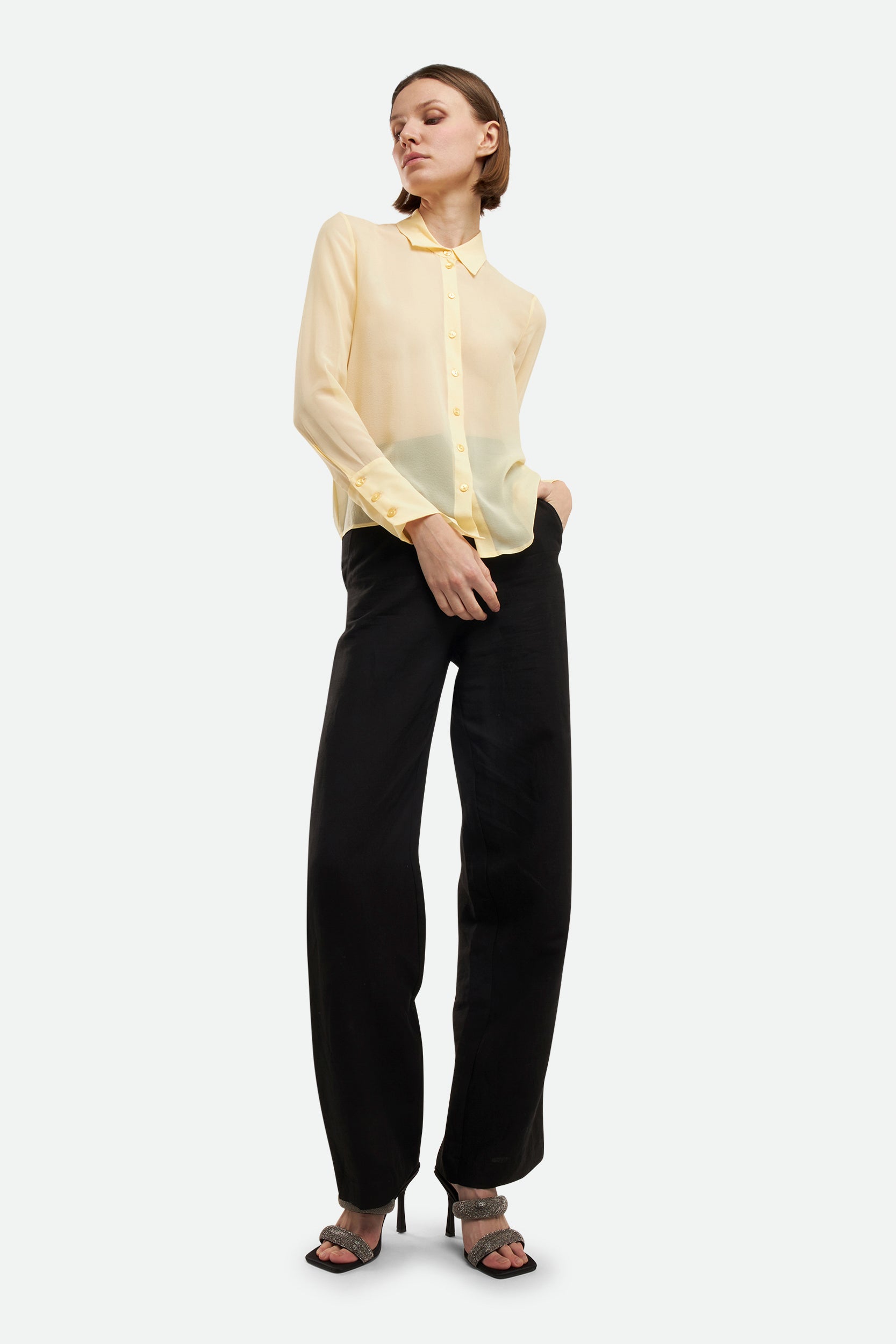 Patrizia Pepe Yellow Shirt