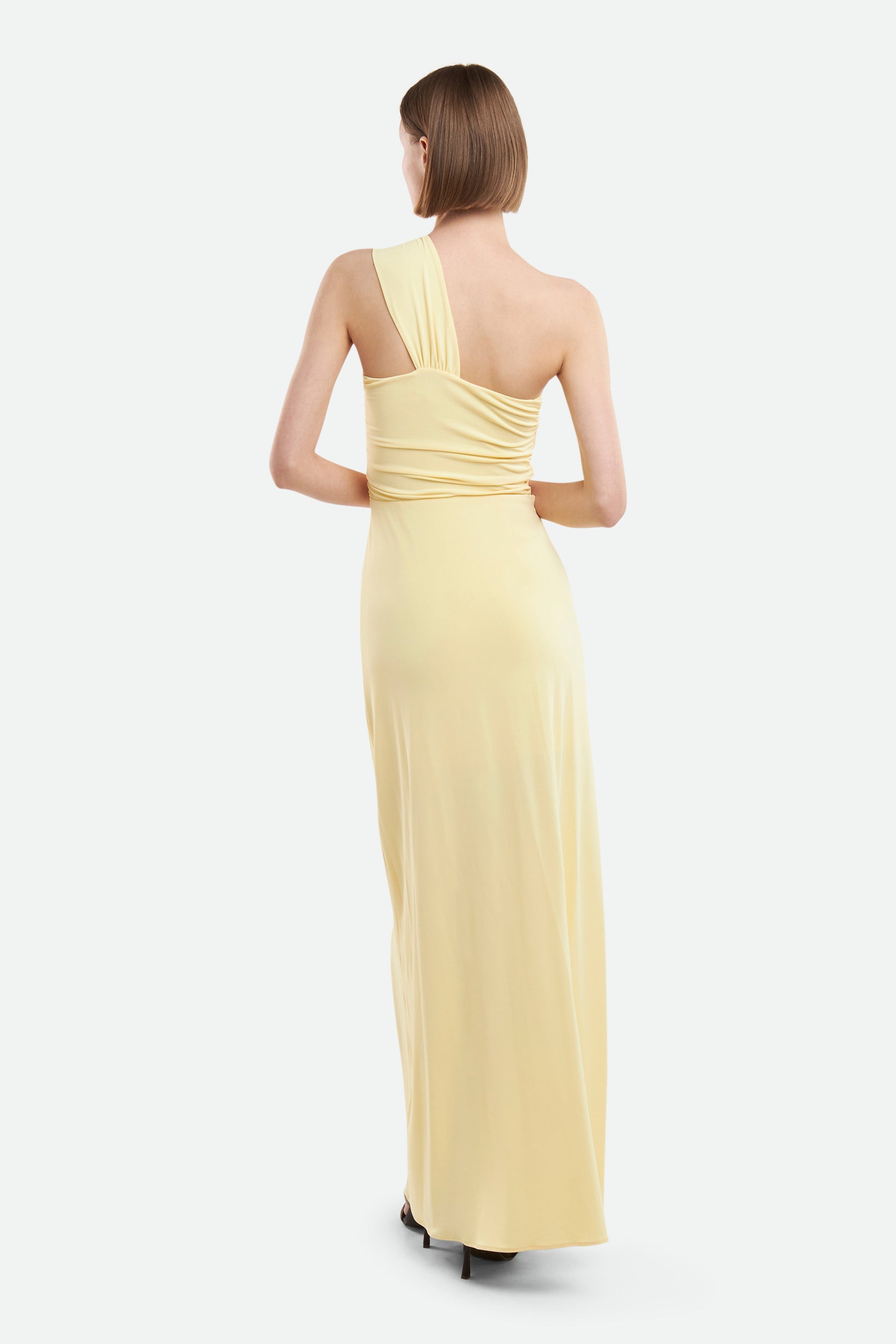 Patrizia Pepe Long Yellow Dress