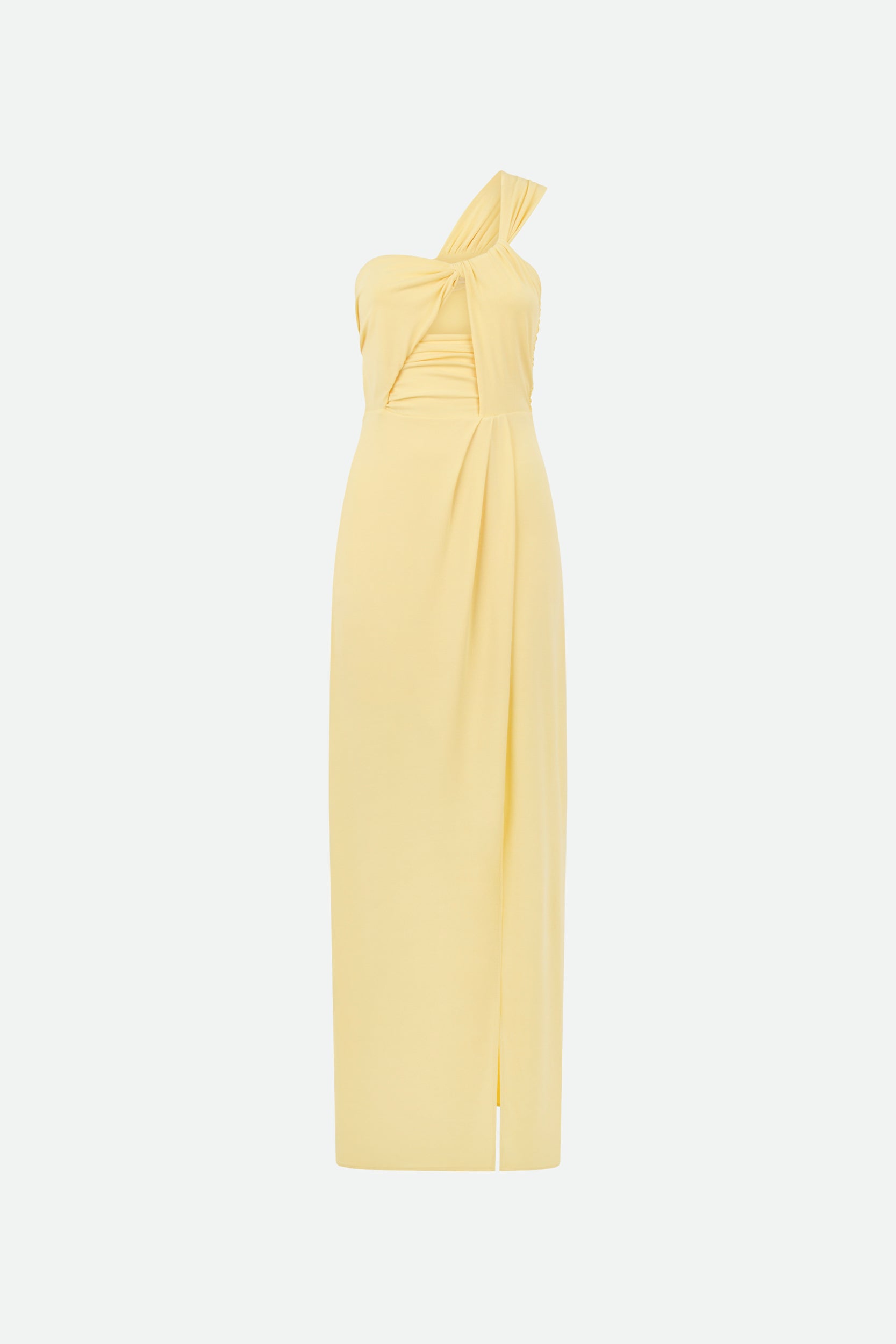 Patrizia Pepe Long Yellow Dress