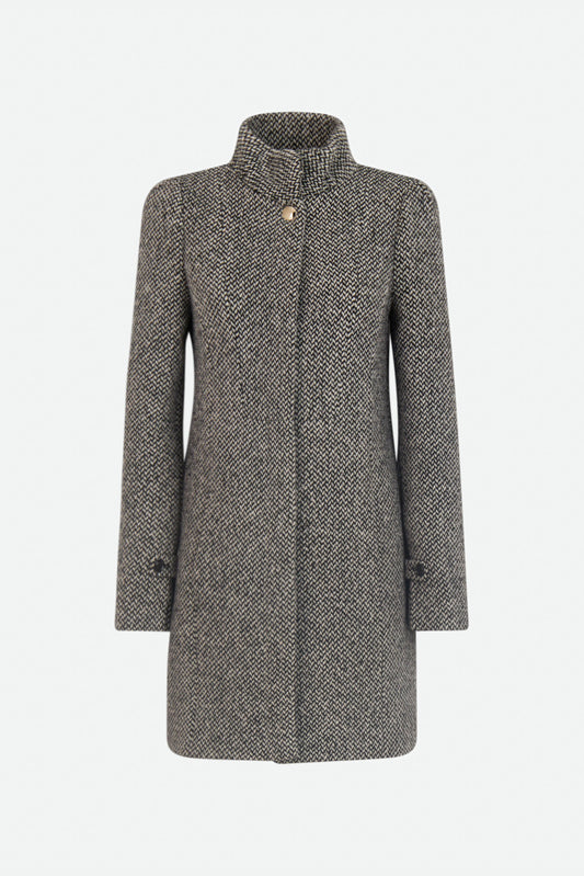 Patrizia Pepe Black and White Coat