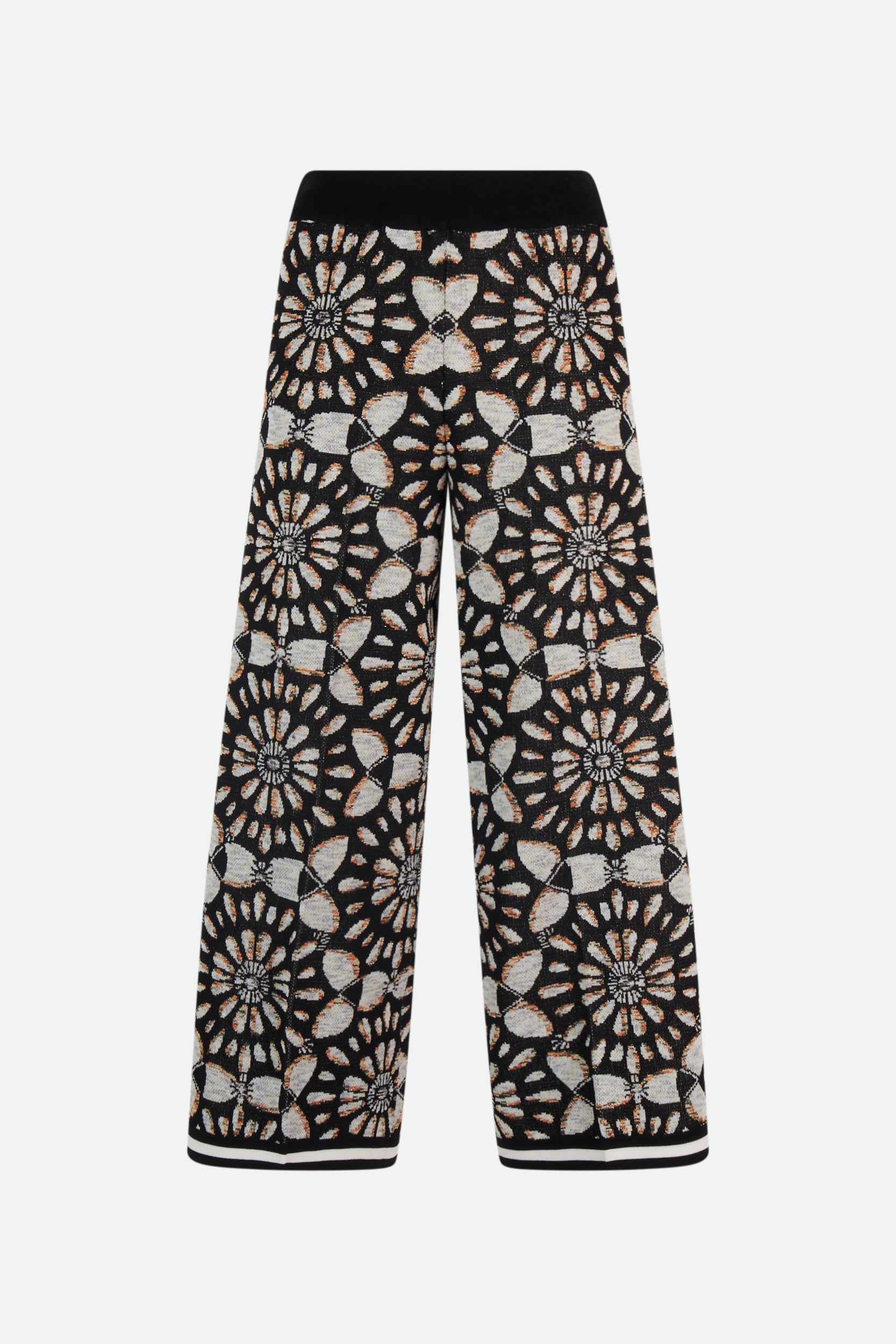 Twinset Black Jacquard Trousers