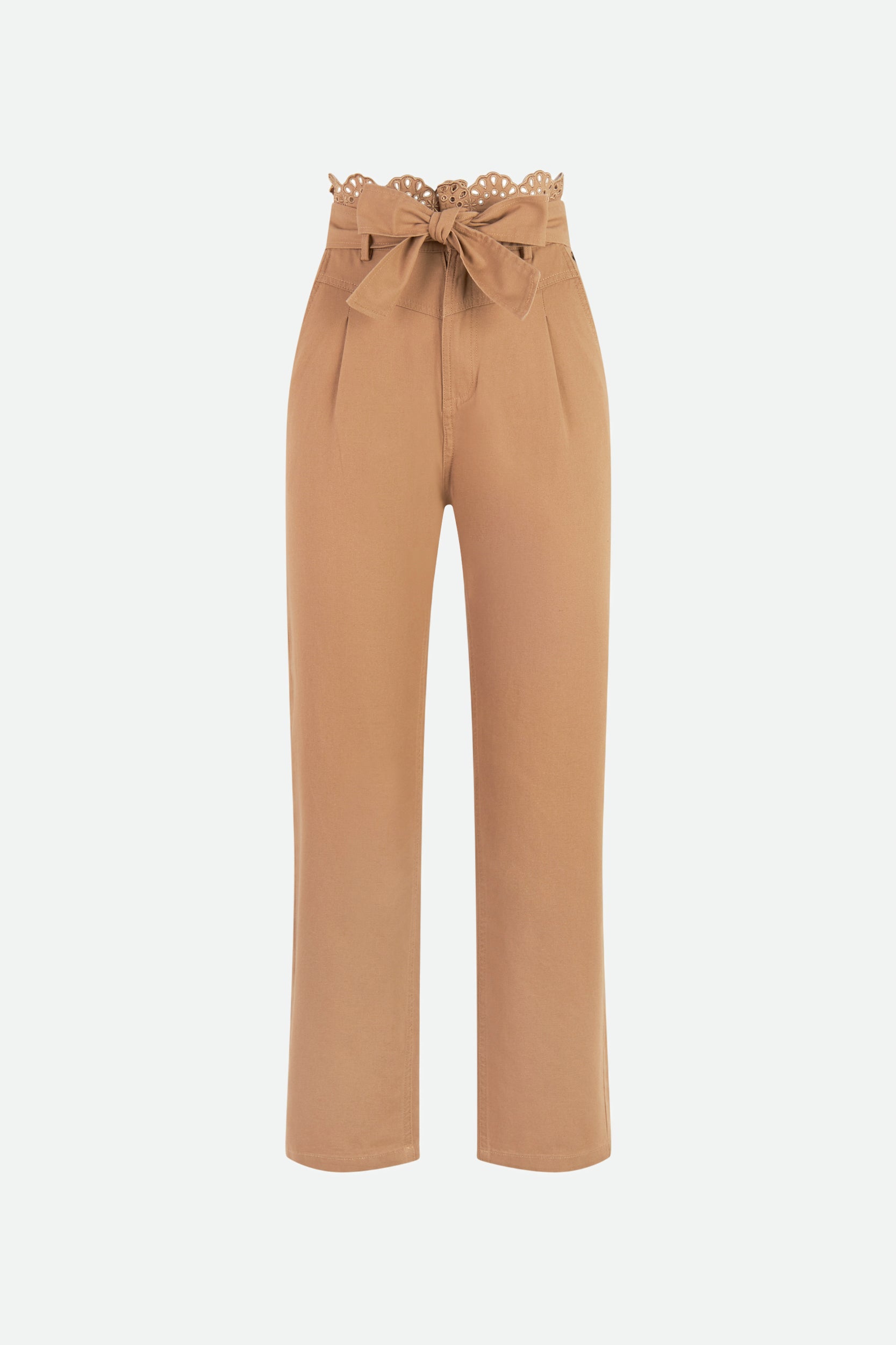 Twinset Beige Canvas Trousers