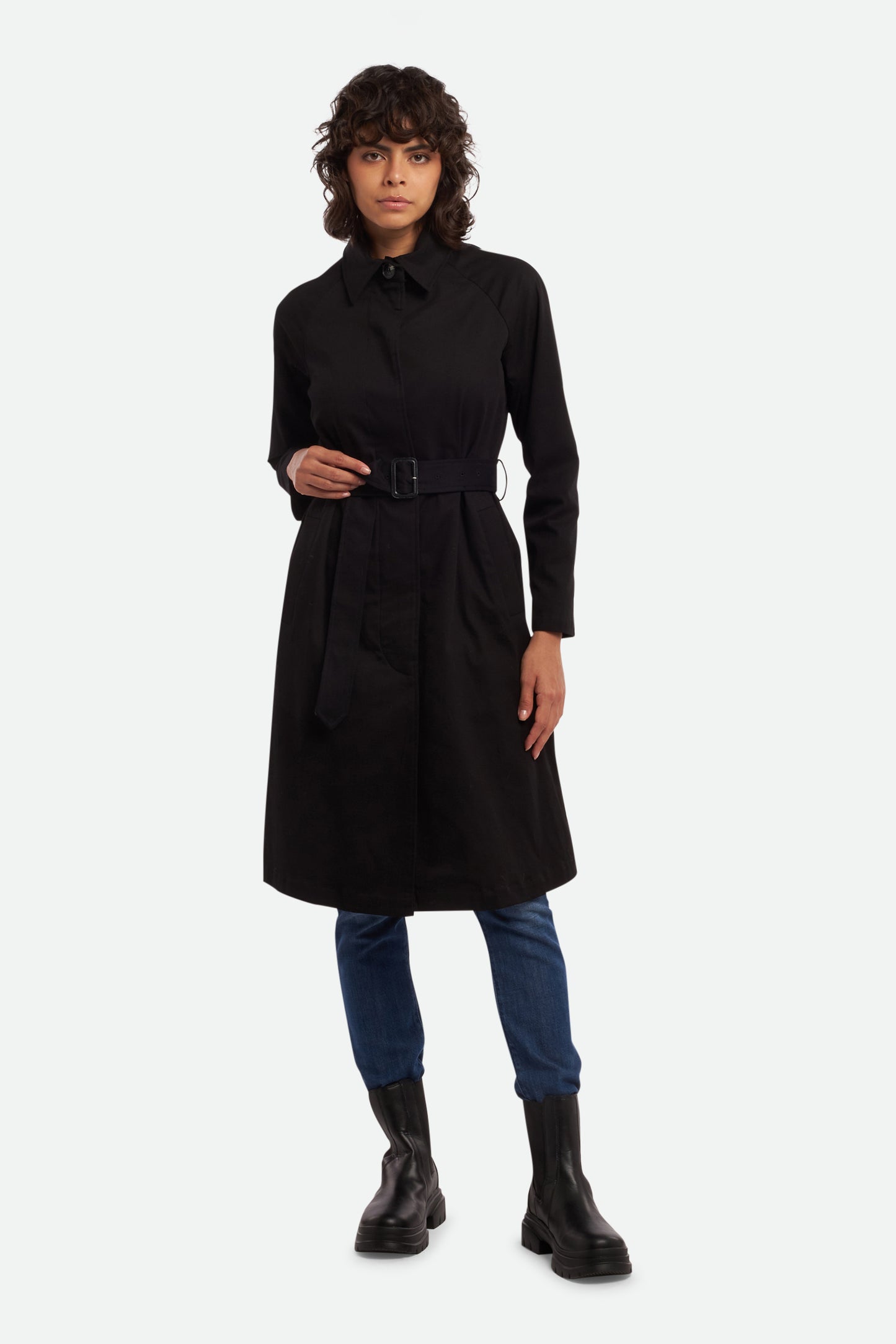 Twinset Black Trench