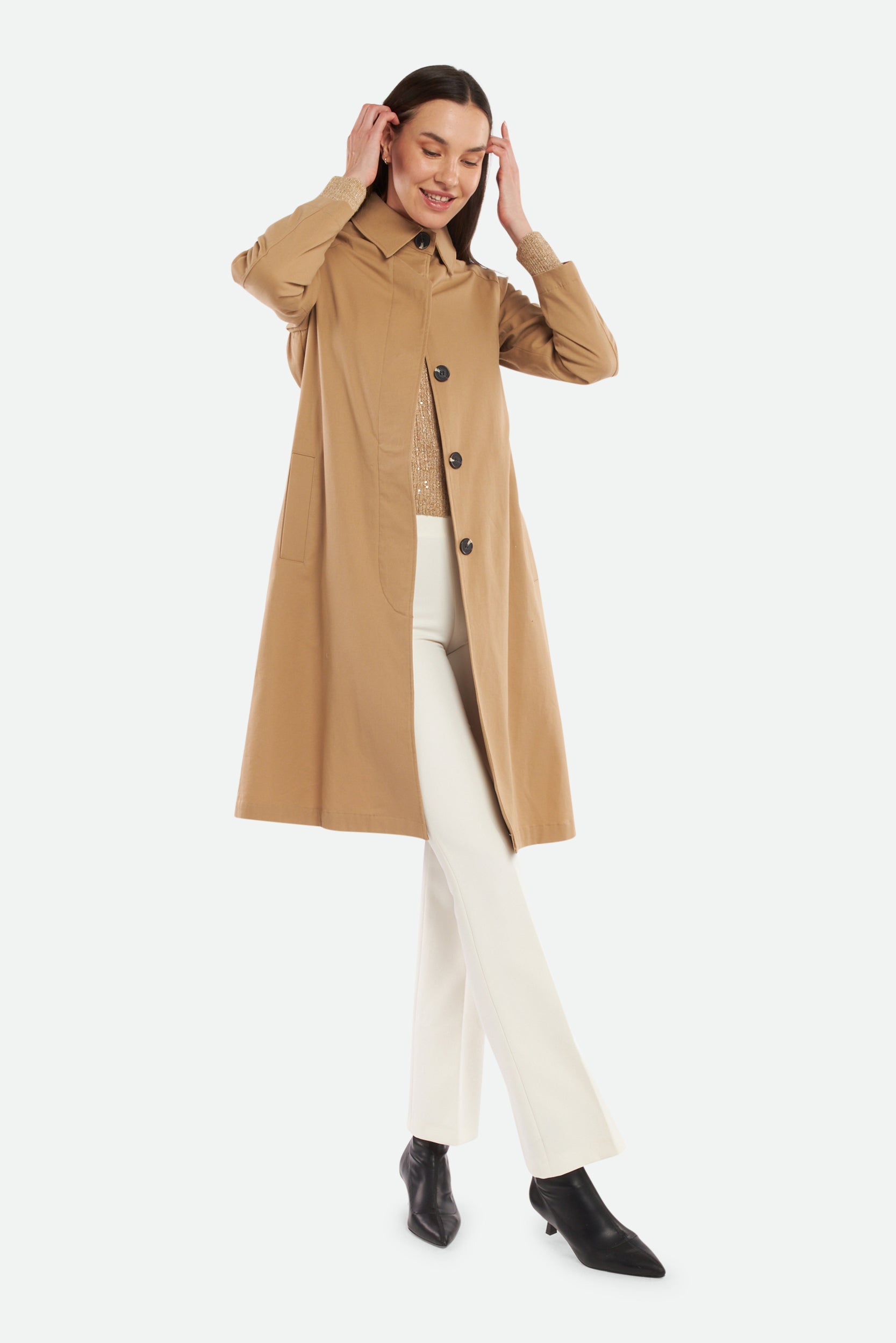 Twinset Trench Nude