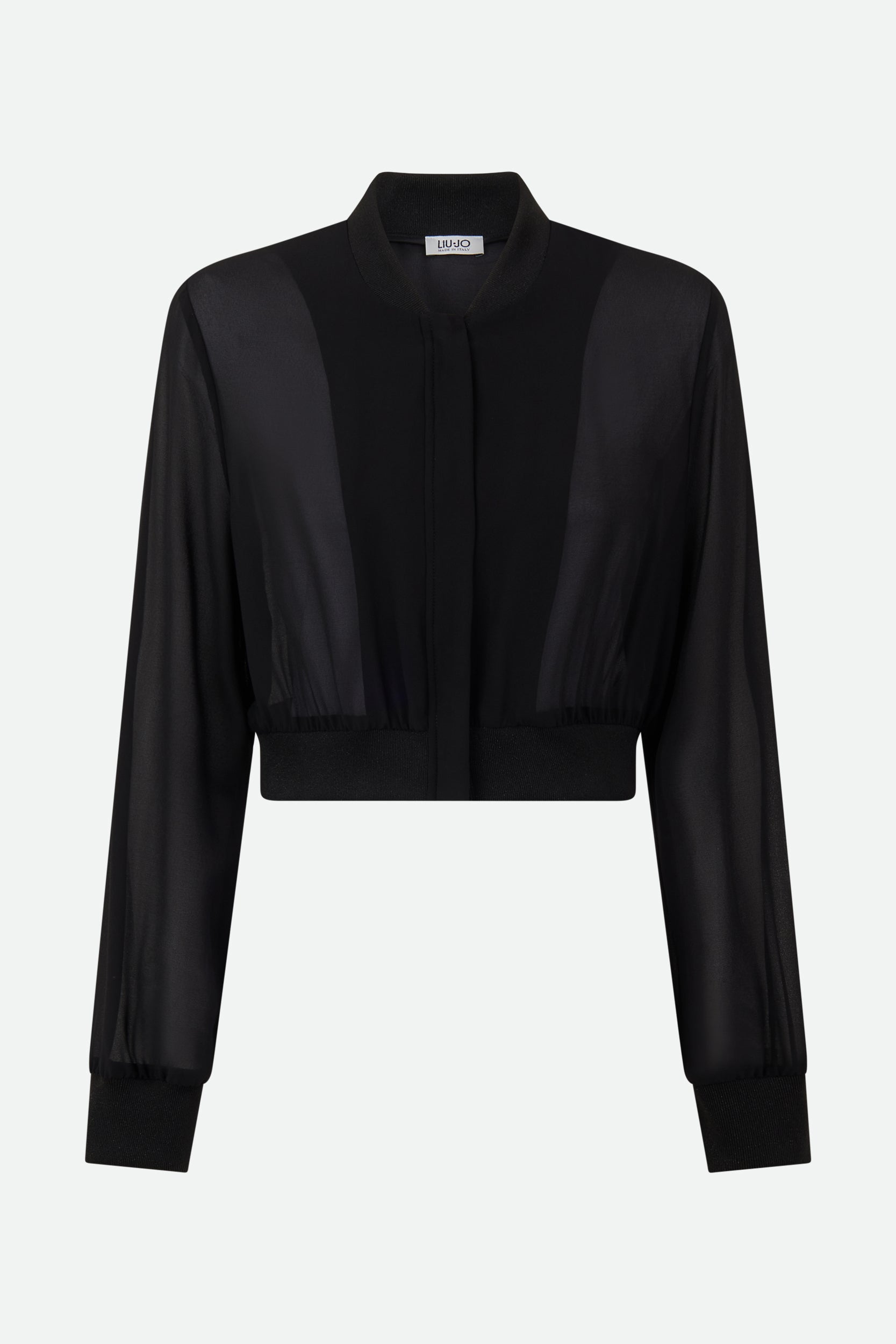 Liu Jo Black Transparent Sweatshirt